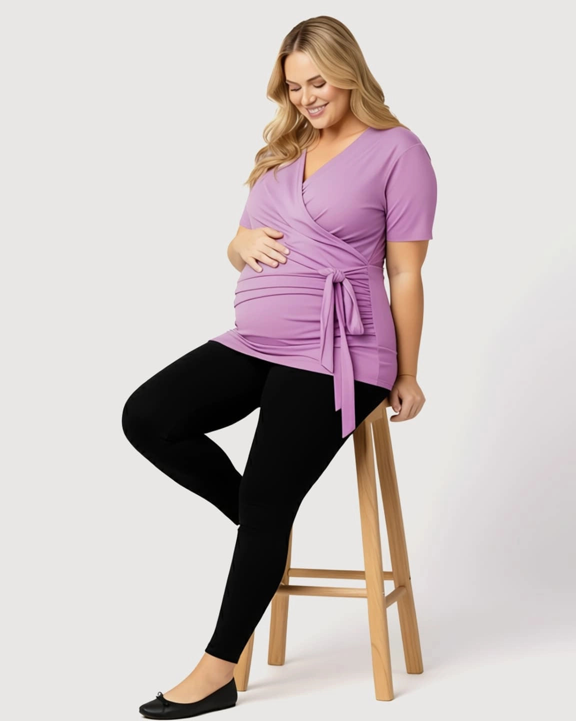 3-in-1 Skin-to-Skin Nursing Wrap Top