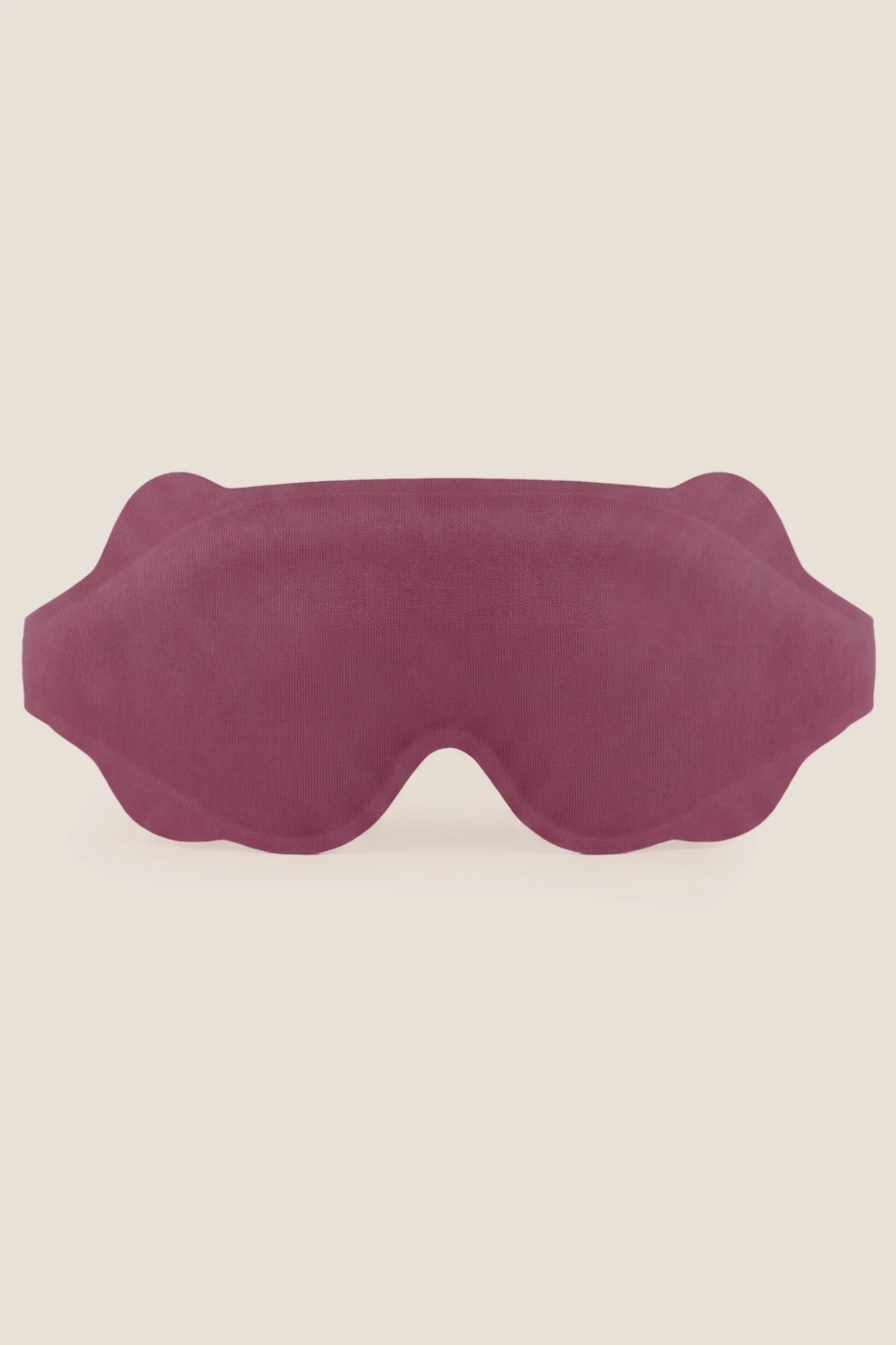 3D Contoured Blackout Sleep Mask 3D Contoured Blackout Sleep Mask in Soft Pink featuring 3D contoured eye cups, 100% light blocking shape, soft breathable material, and a gentle non-tight fit displayed on a clean background, front view.