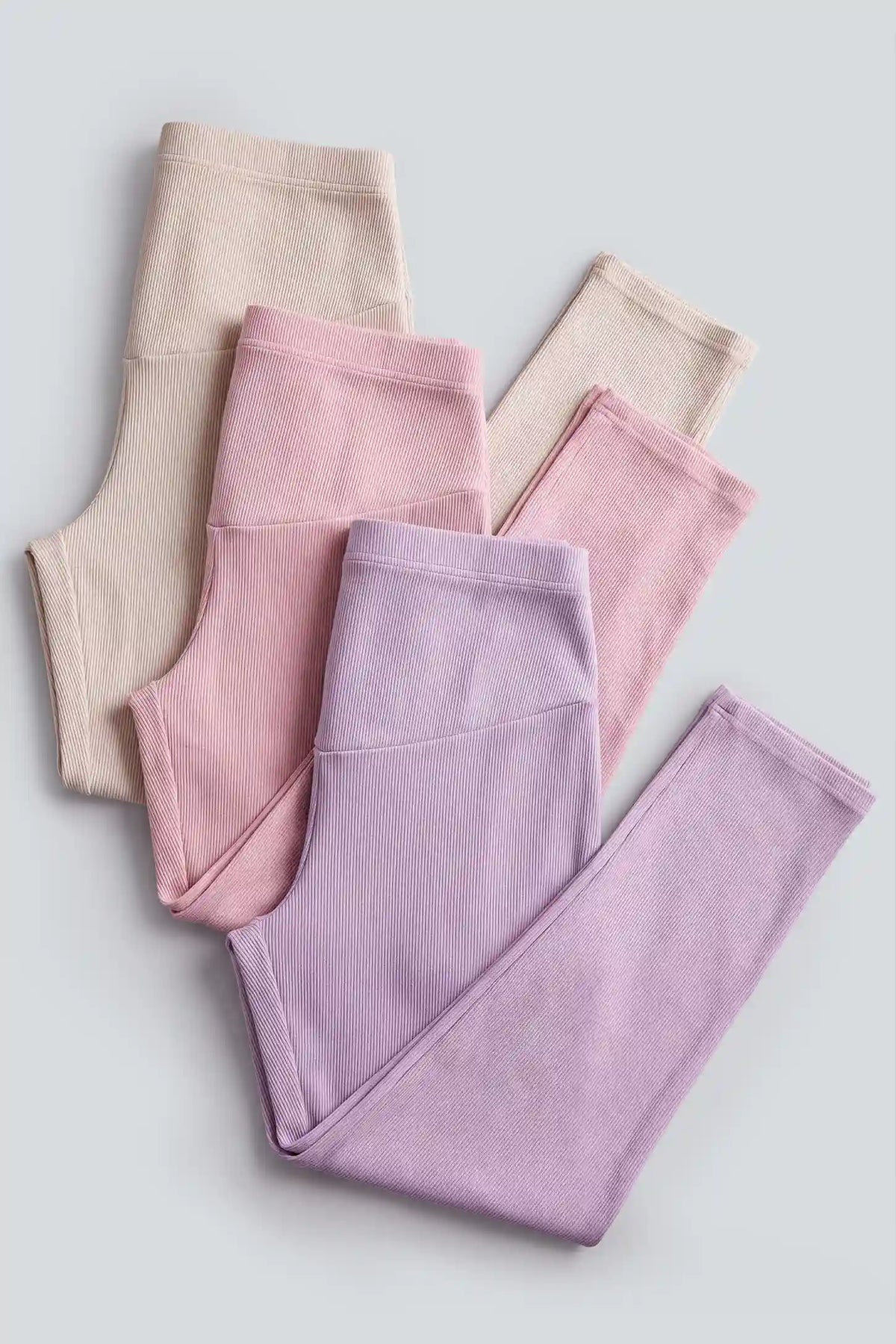 Over-Bump Ribbed Maternity Leggings