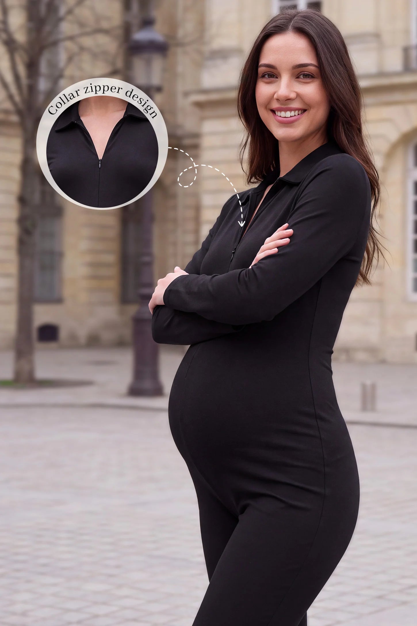 Flexi-Flare Maternity Jumpsuit