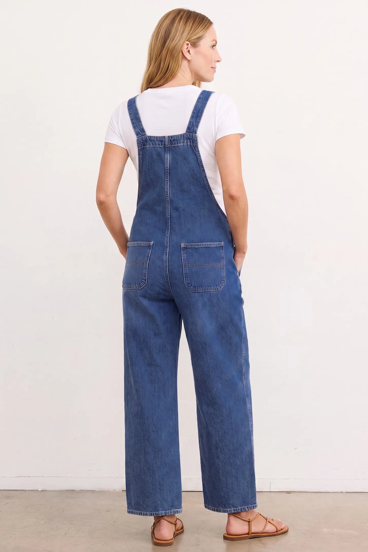 Wide Leg Relaxed Fit Maternity Overalls