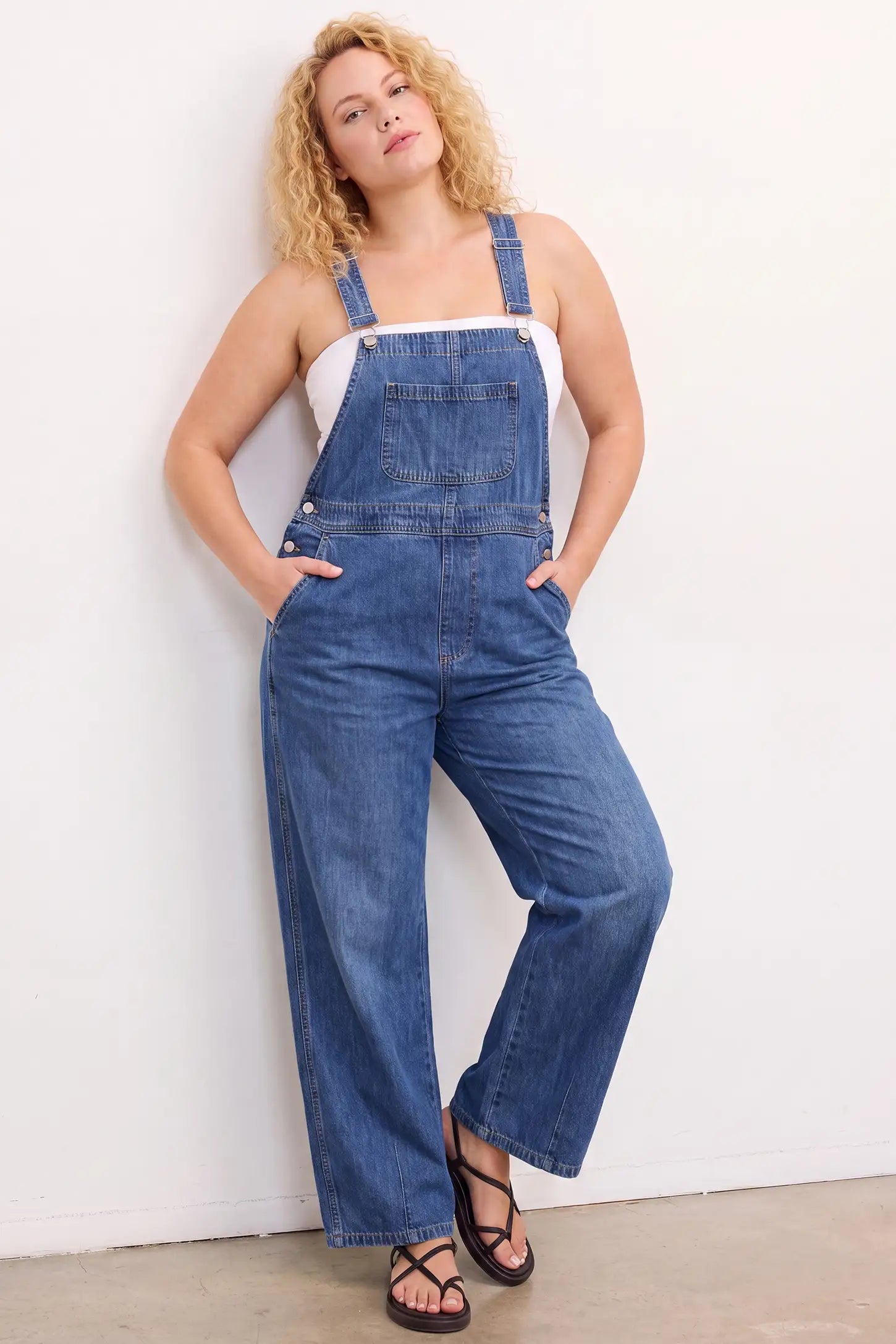 Wide Leg Relaxed Fit Maternity Overalls