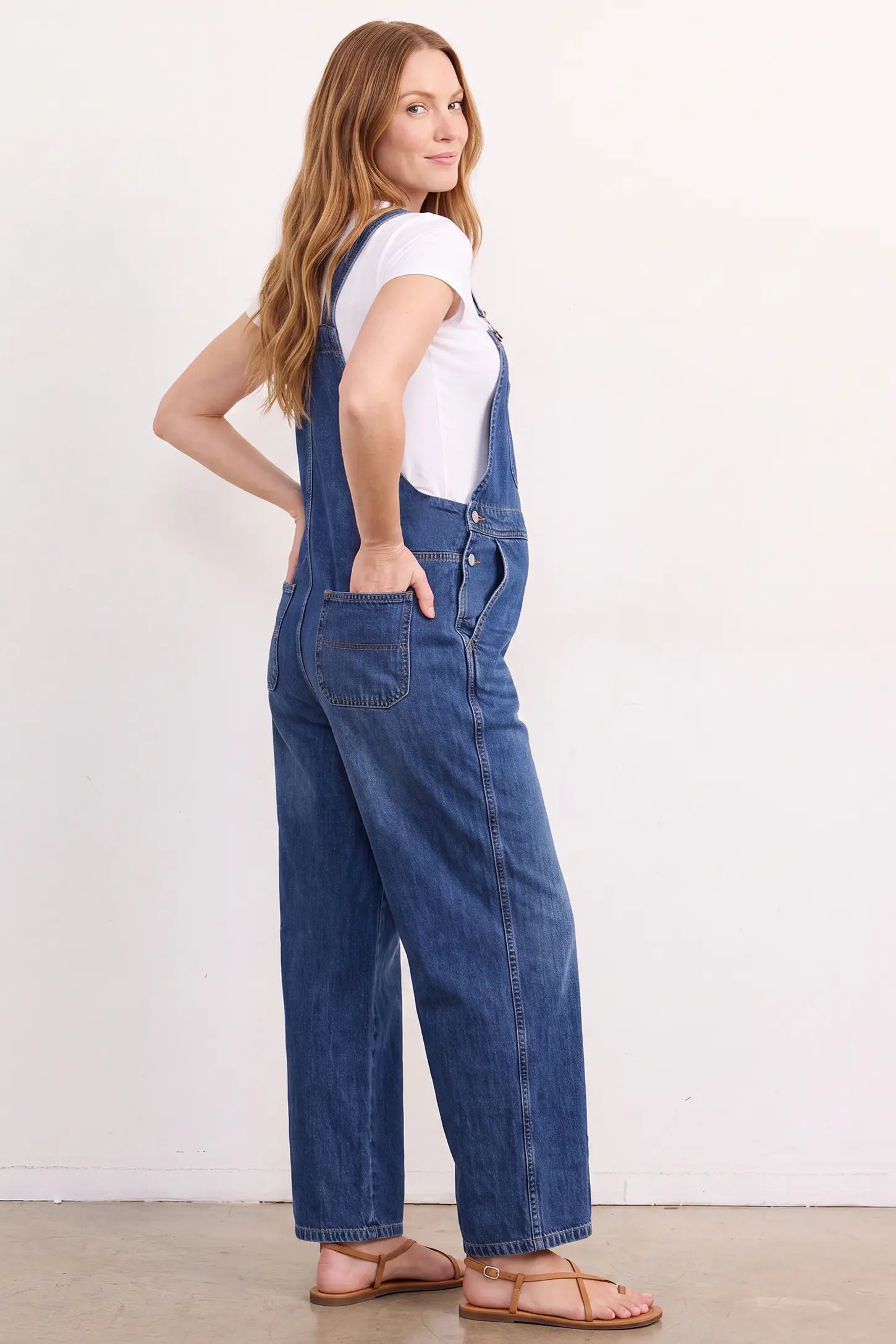 Wide Leg Relaxed Fit Maternity Overalls