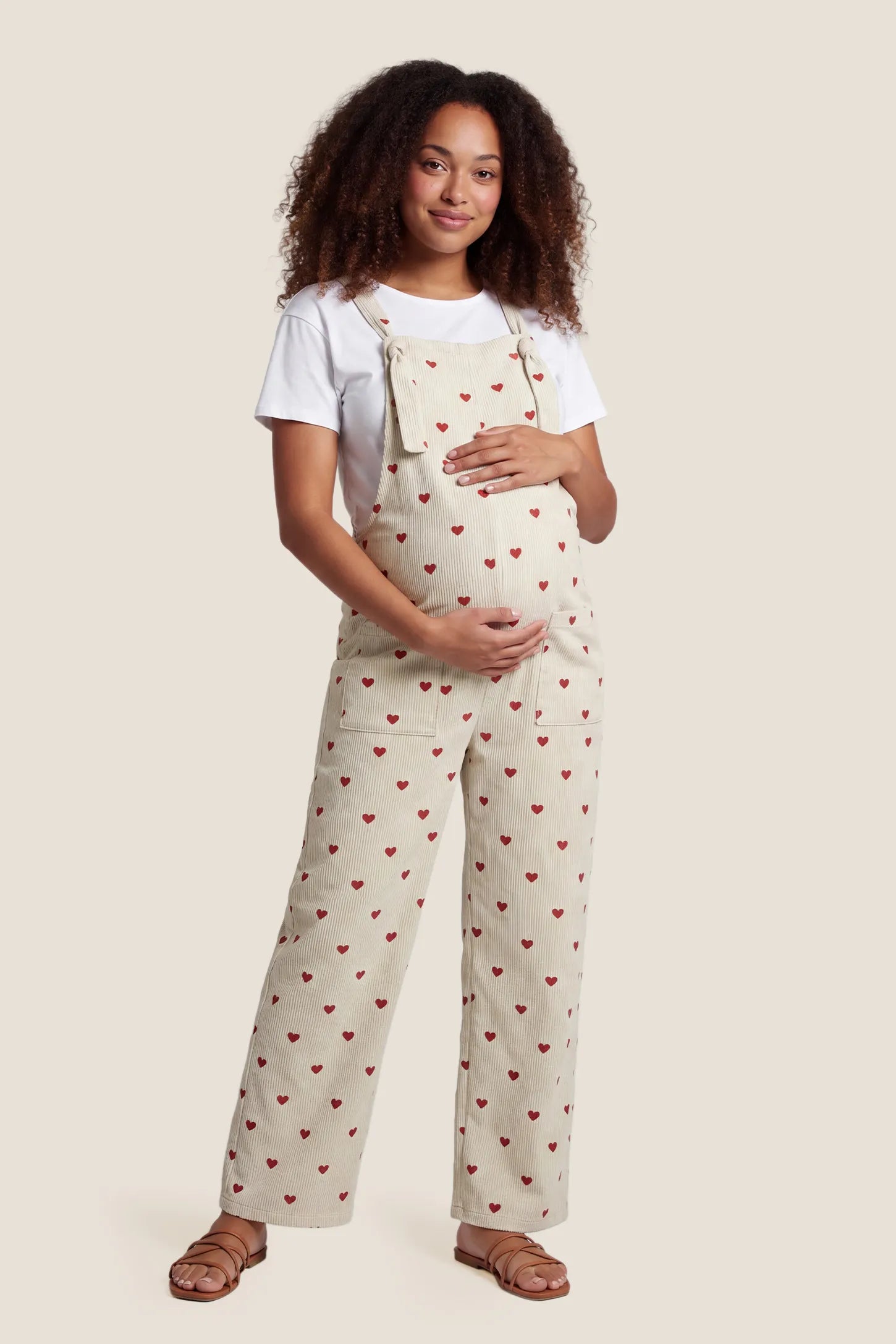 Pocketed Adjustable Maternity Overalls