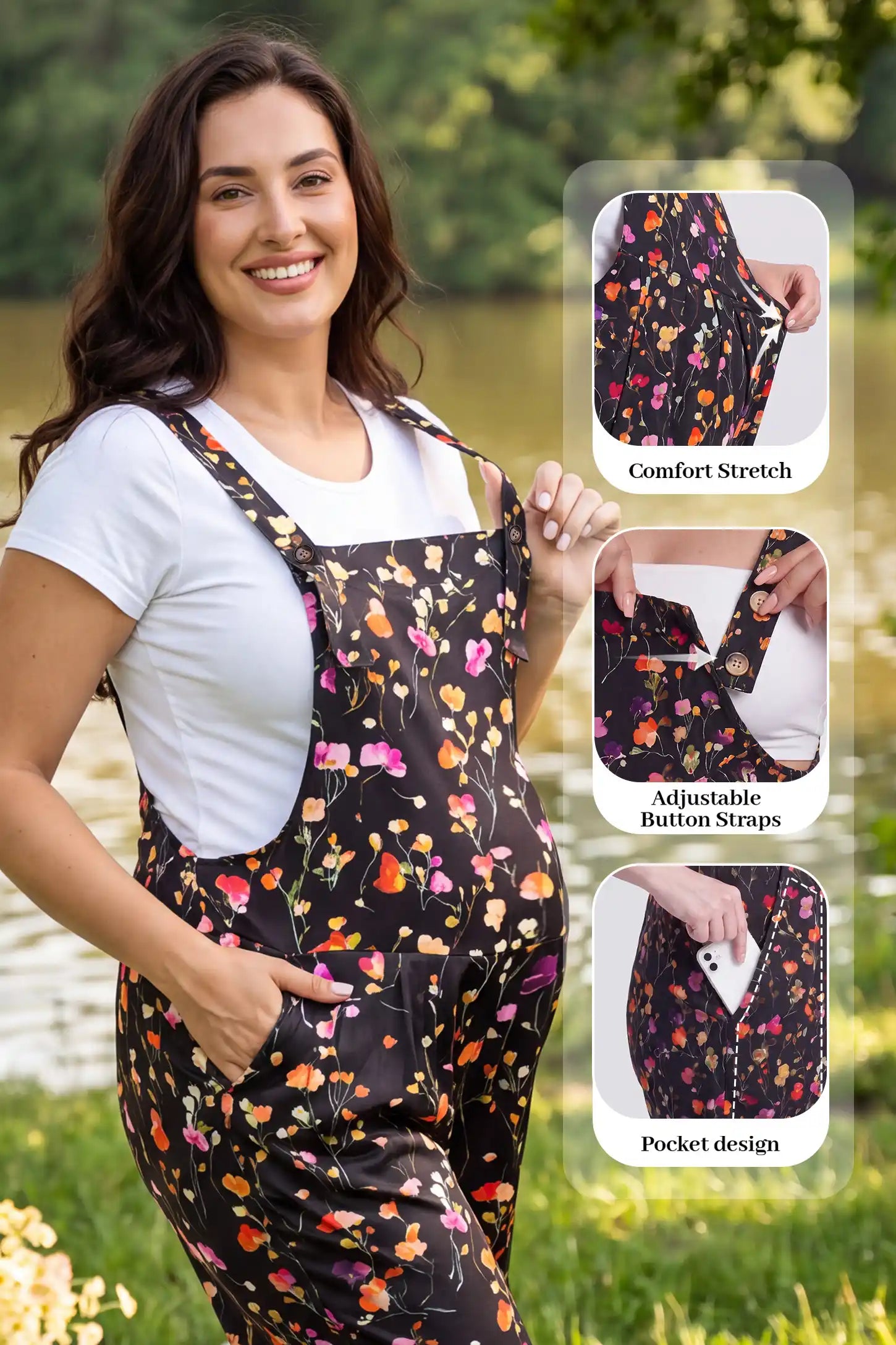 Everyday Comfort Adjustable Maternity Overalls