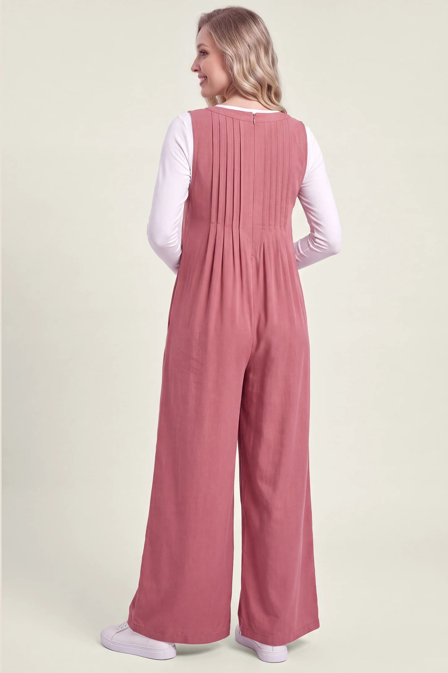 Soft Tie-Front Maternity Overalls