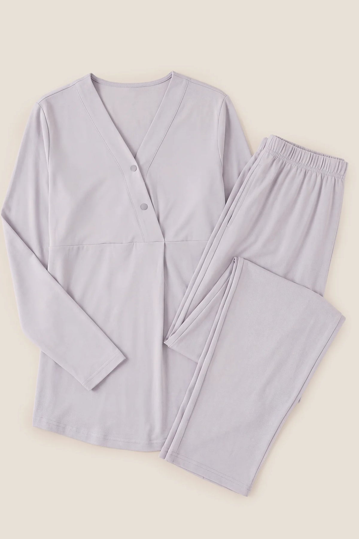 Cotton Maternity Nursing Pajama Set