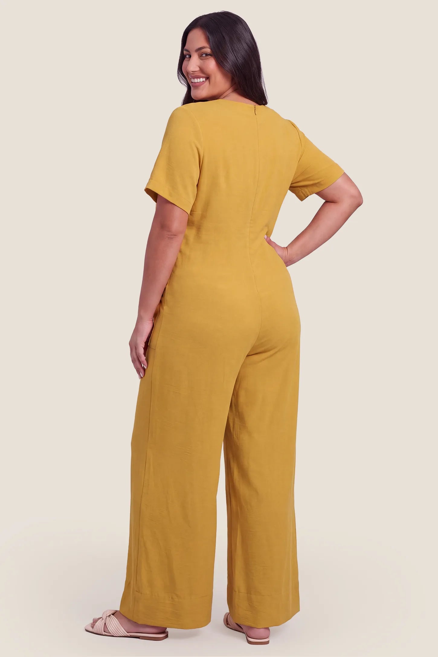 Everyday Utility Wide-Leg Maternity Jumpsuit