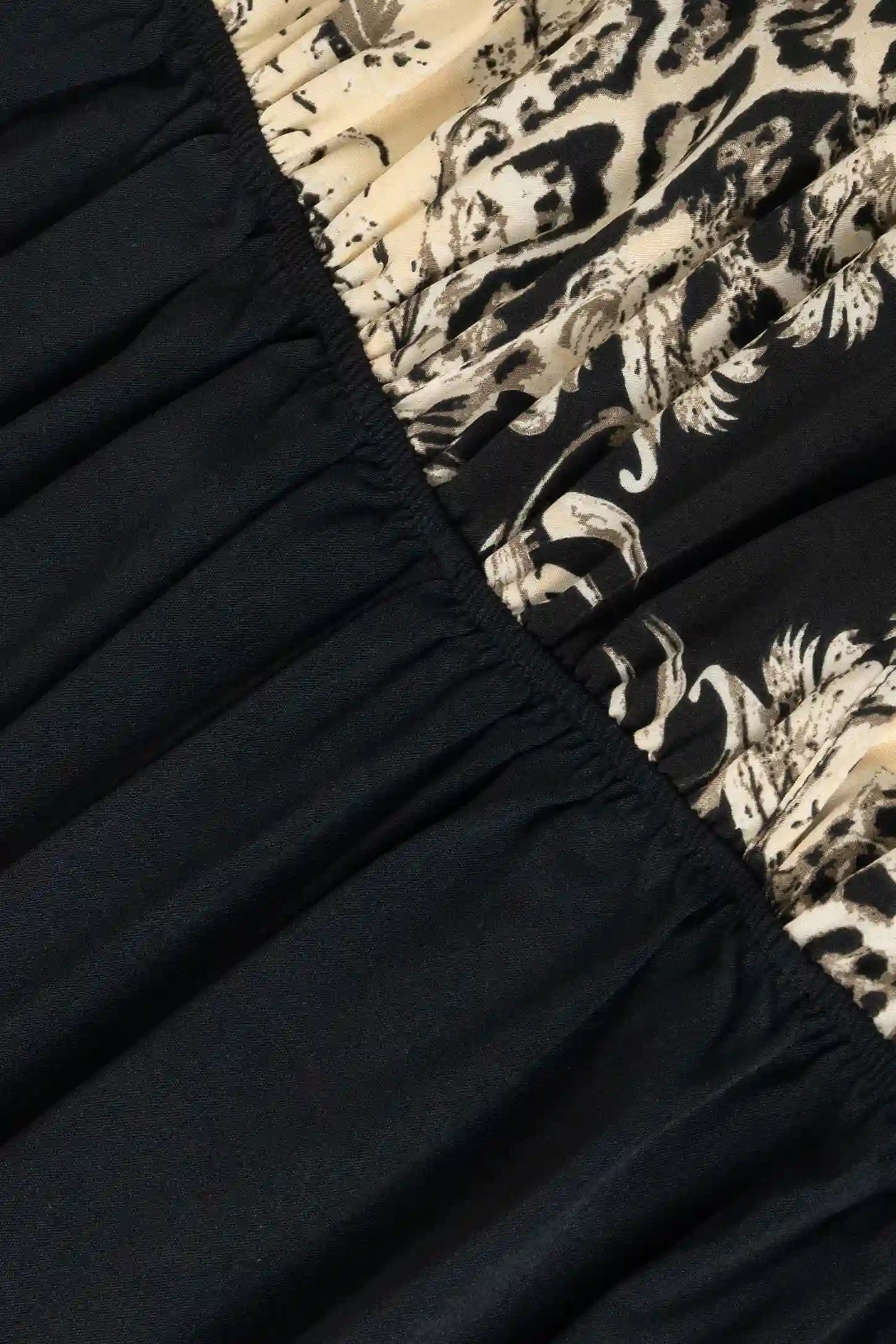 Leopard Print Maternity & Nursing Wide-Leg Jumpsuit