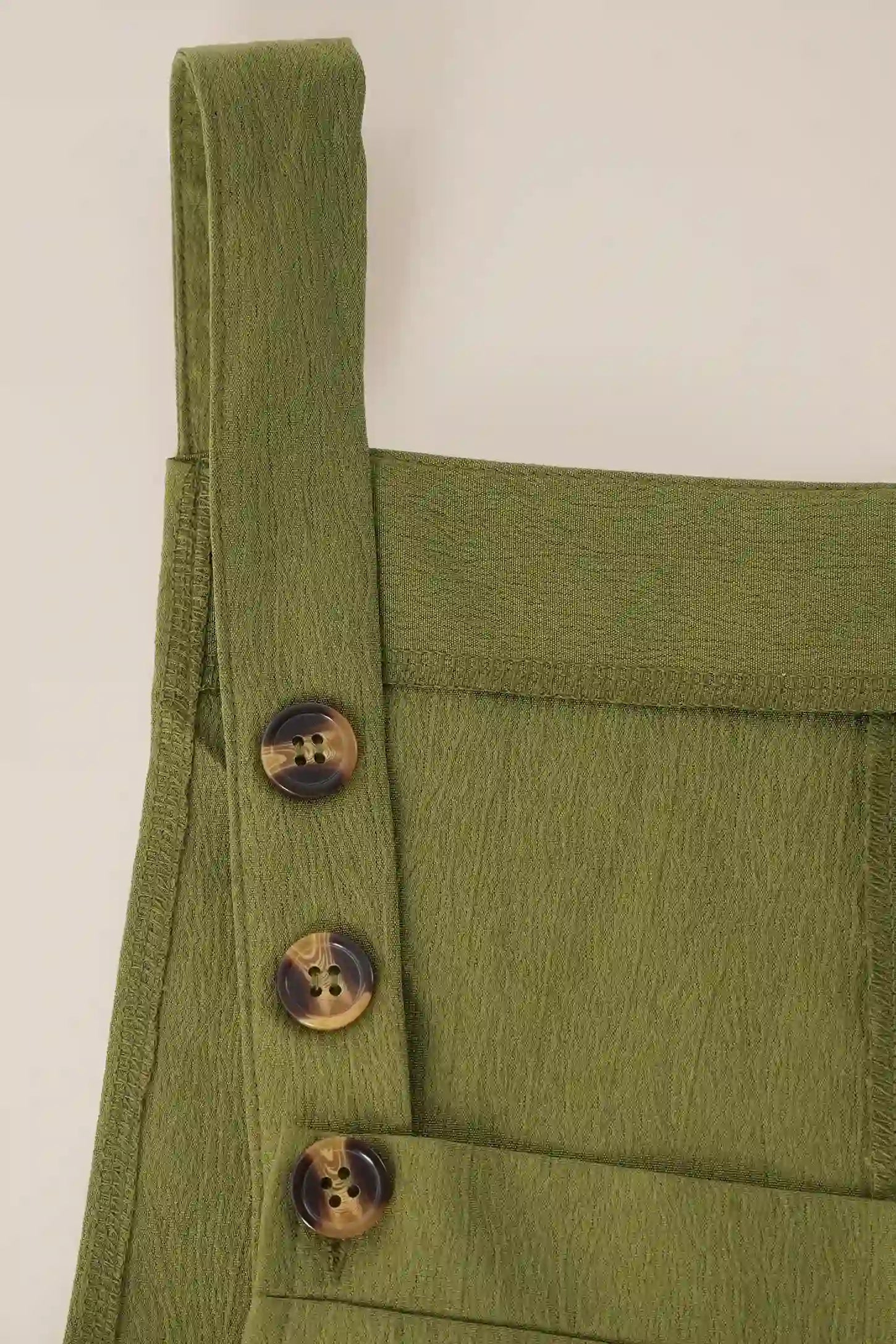 Full-Length Pocketed Maternity Overalls