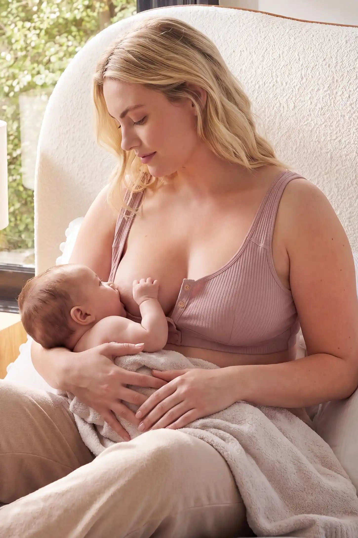 Cotton Front-Closure Maternity & Nursing Bra