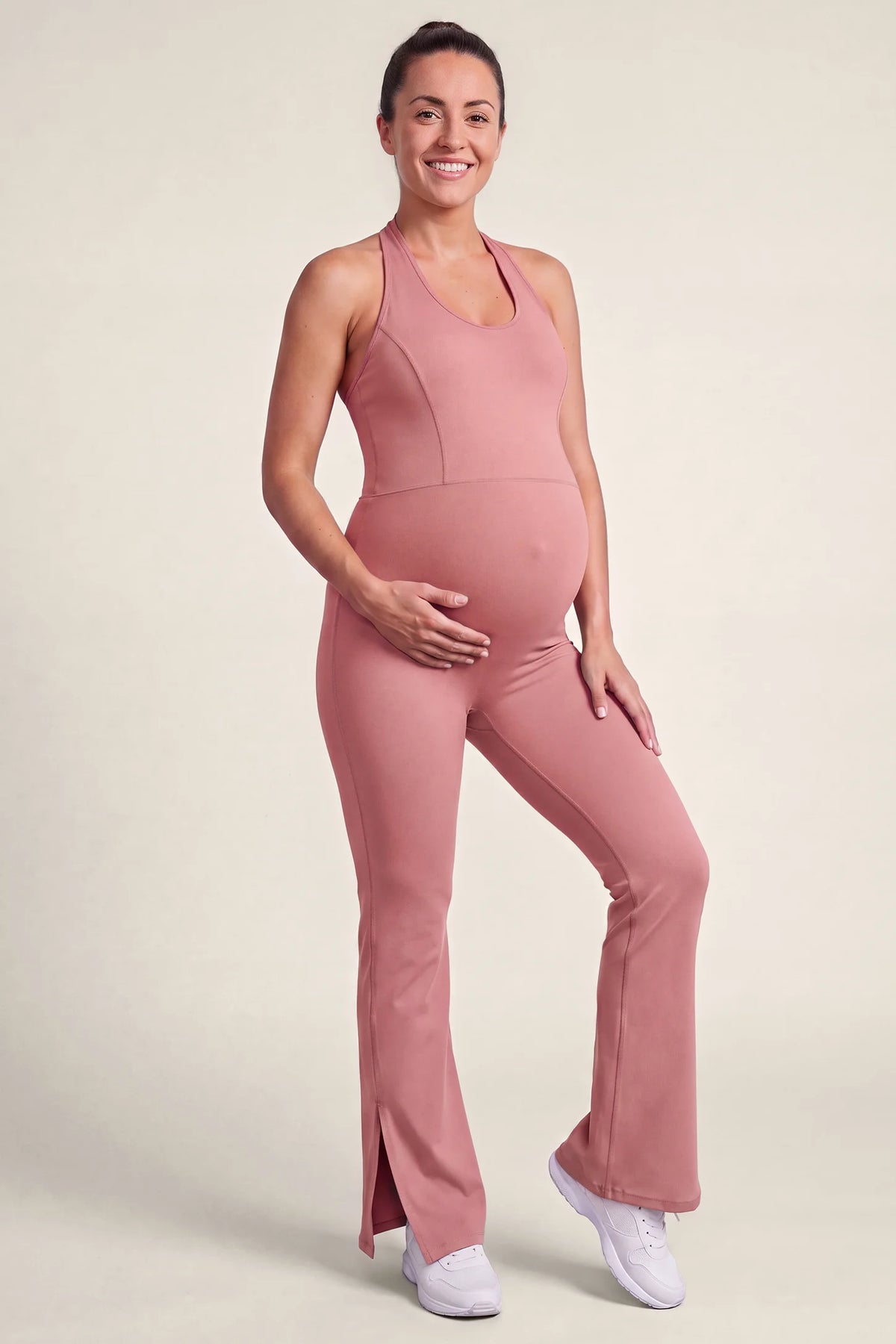 BumpFlow Wide-Leg Maternity Jumpsuit