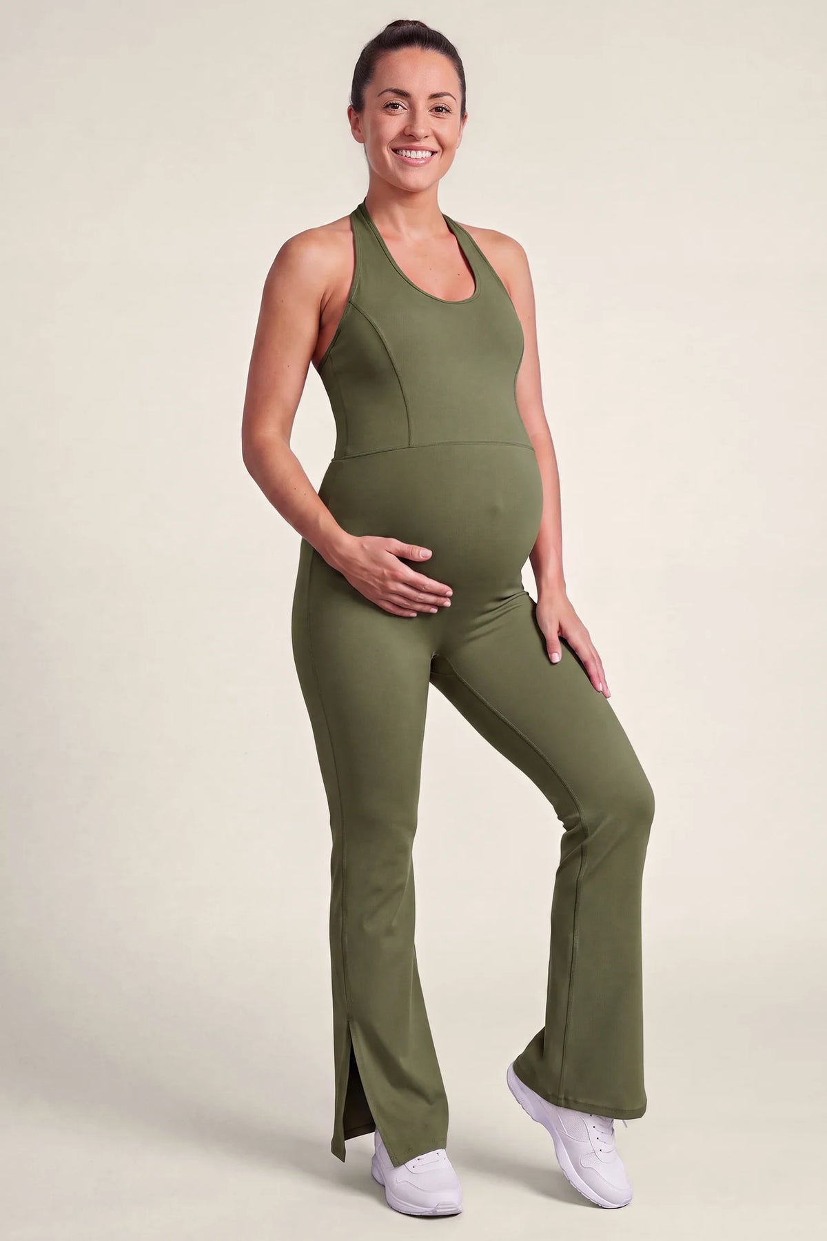 BumpFlow Wide-Leg Maternity Jumpsuit