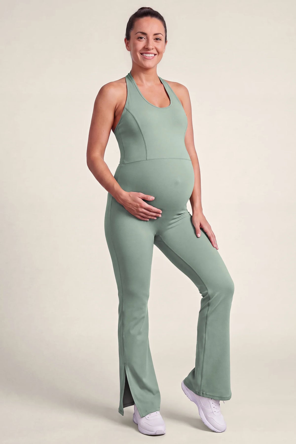 BumpFlow Wide-Leg Maternity Jumpsuit