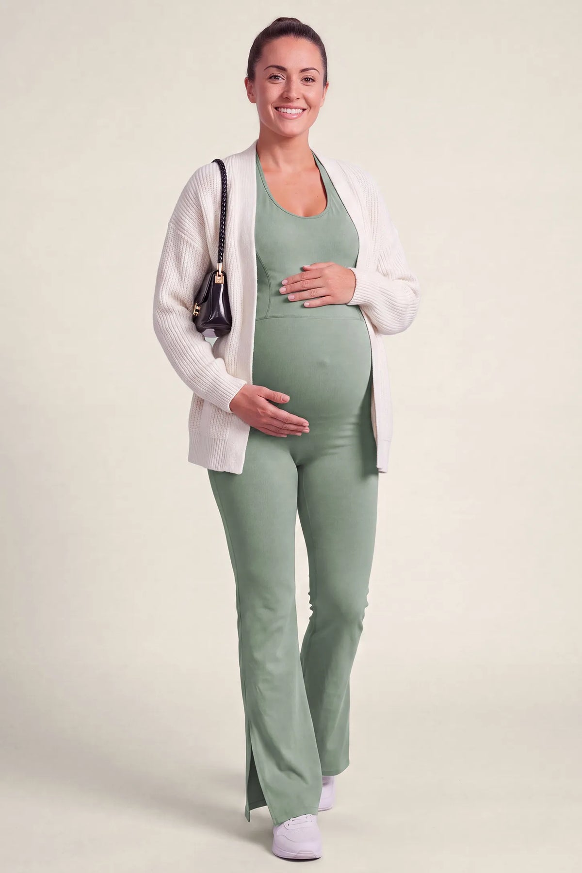 BumpFlow Wide-Leg Maternity Jumpsuit