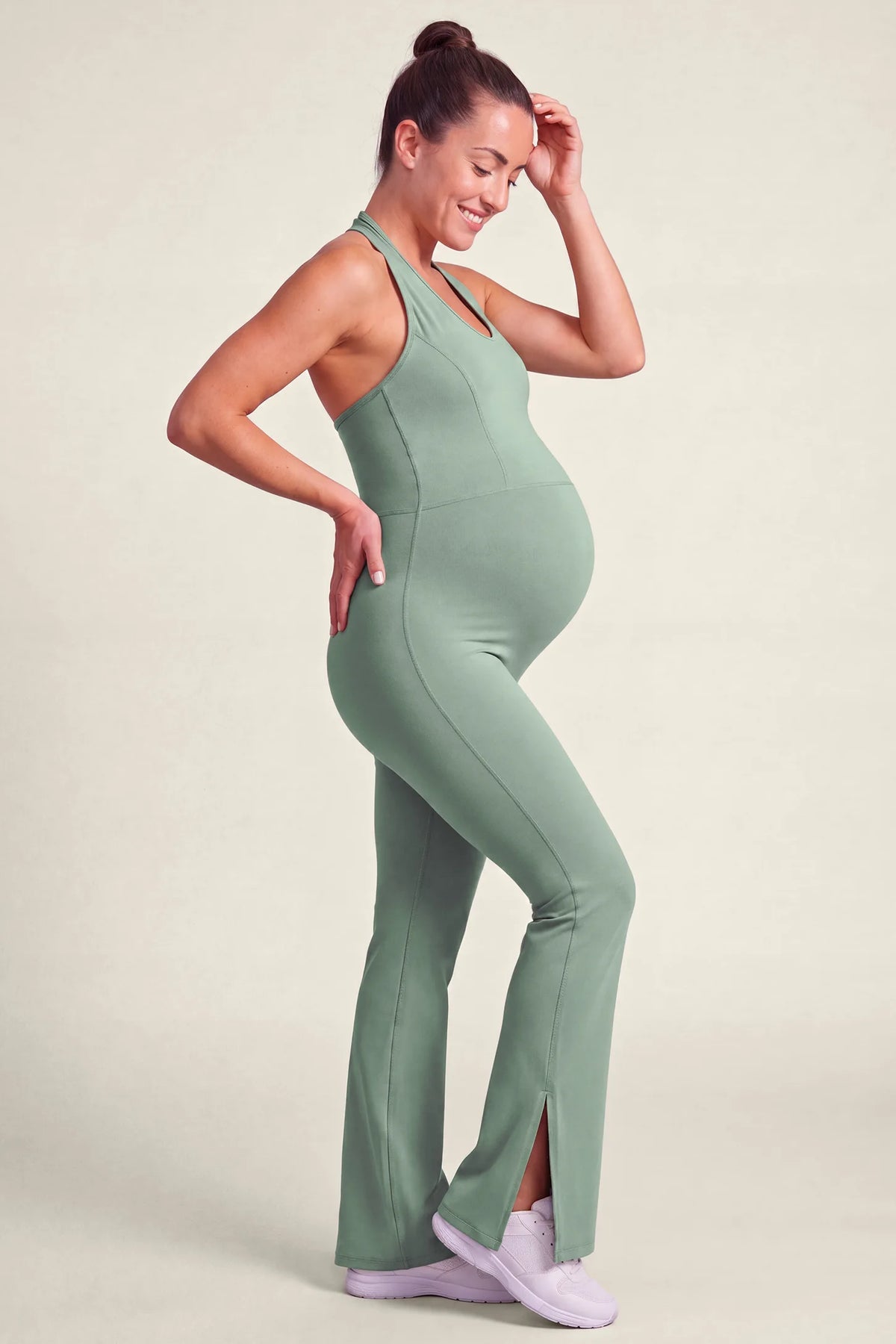 BumpFlow Wide-Leg Maternity Jumpsuit
