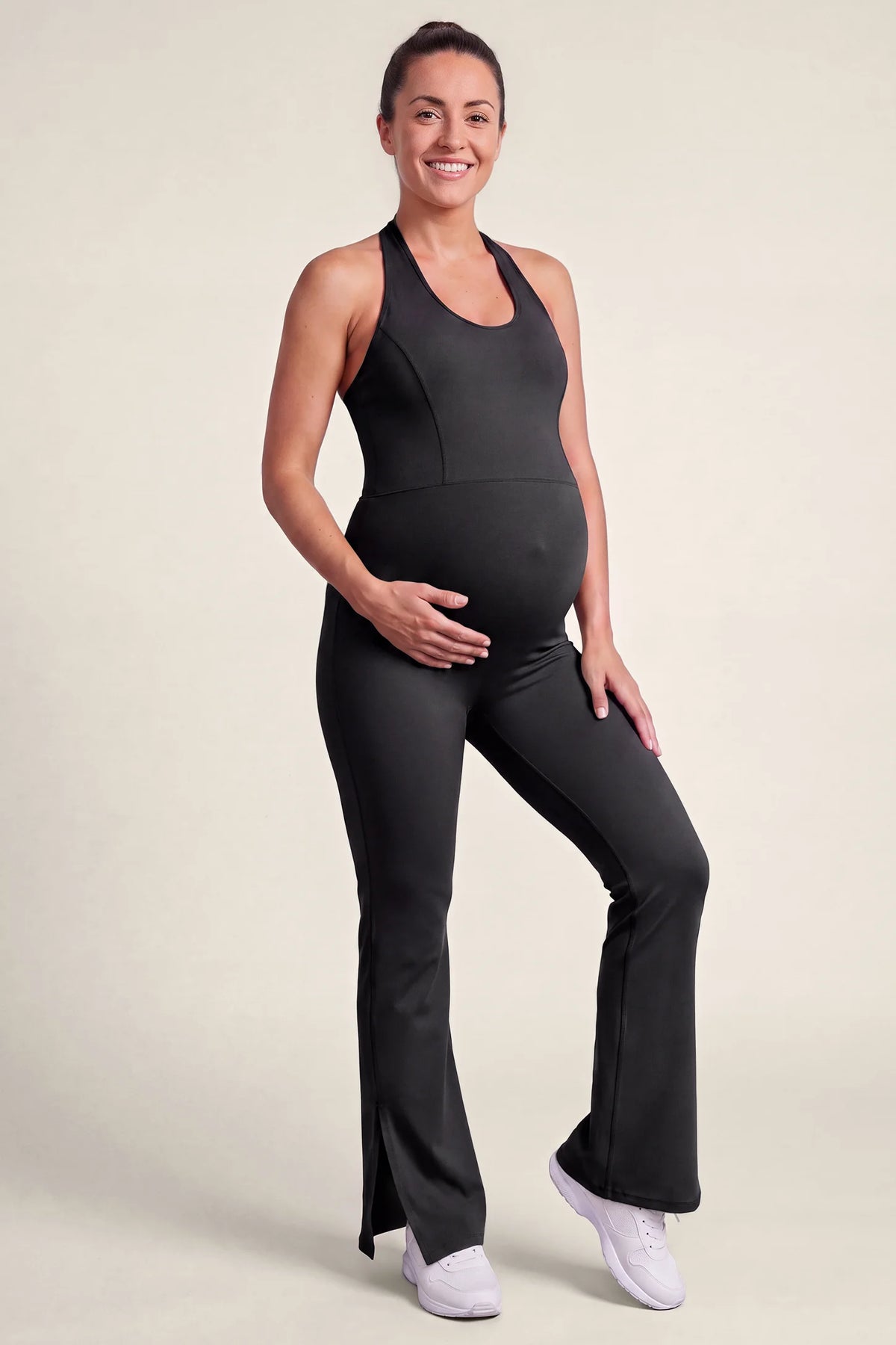 BumpFlow Wide-Leg Maternity Jumpsuit
