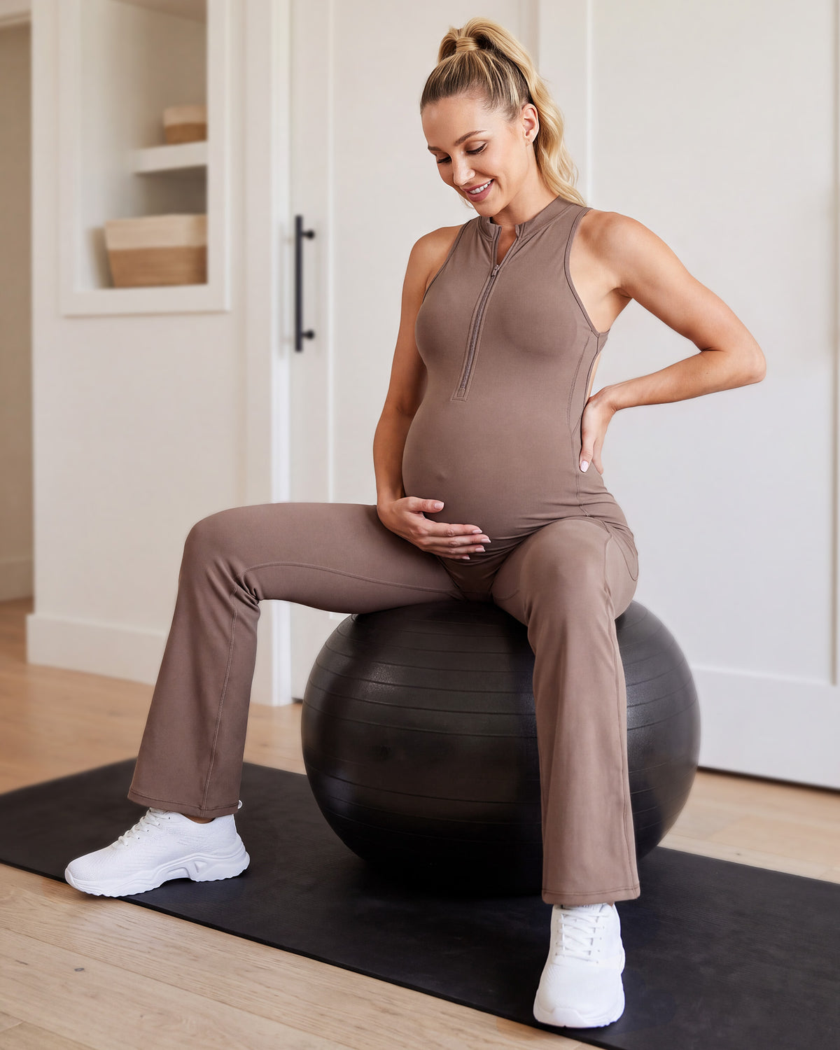 ZenFlex Maternity Yoga Jumpsuit