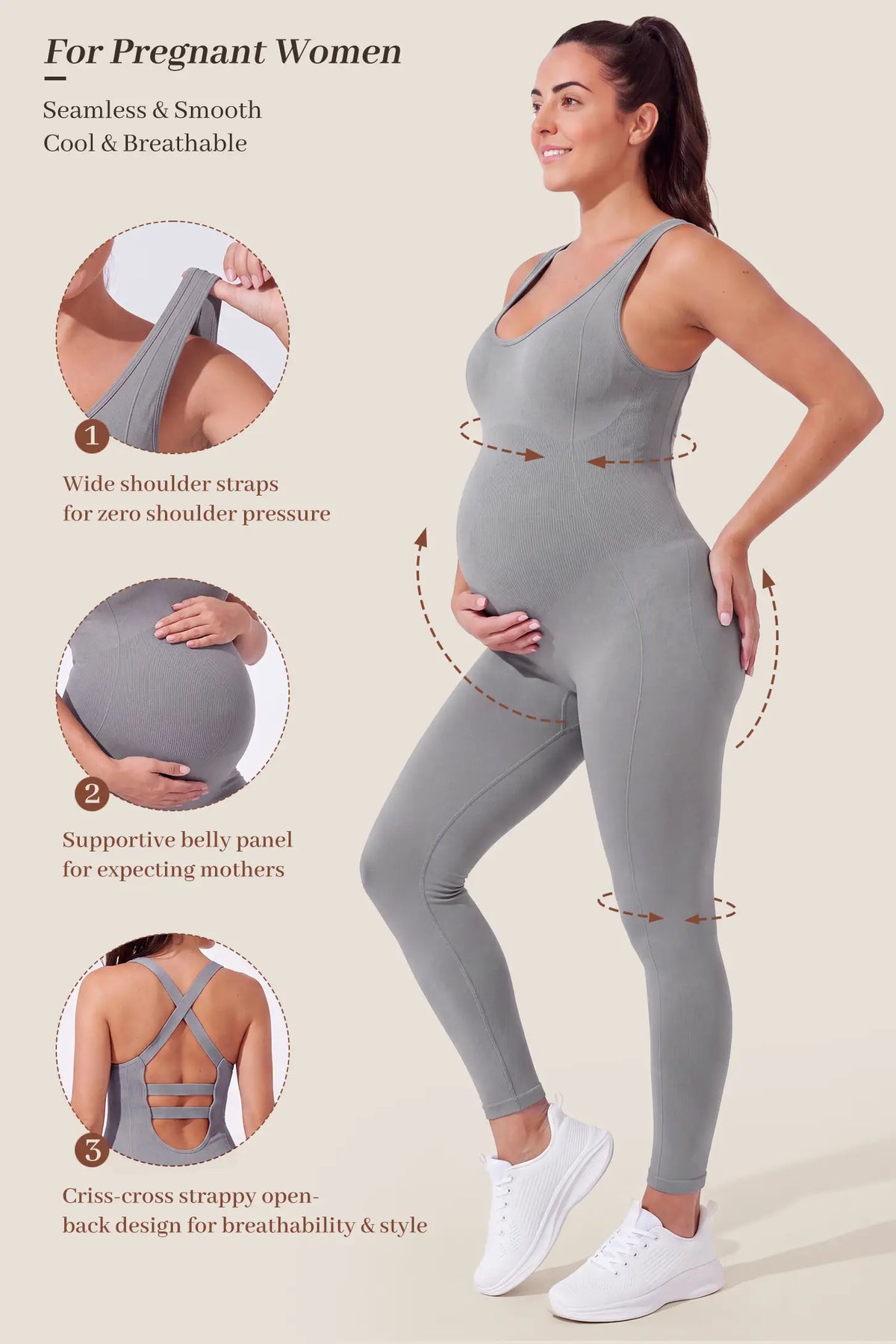 Maternity Active One-Piece Jumpsuit