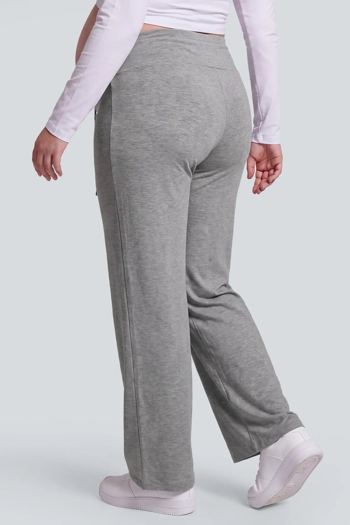 High-Waist Modal Maternity Wide-Leg Pants