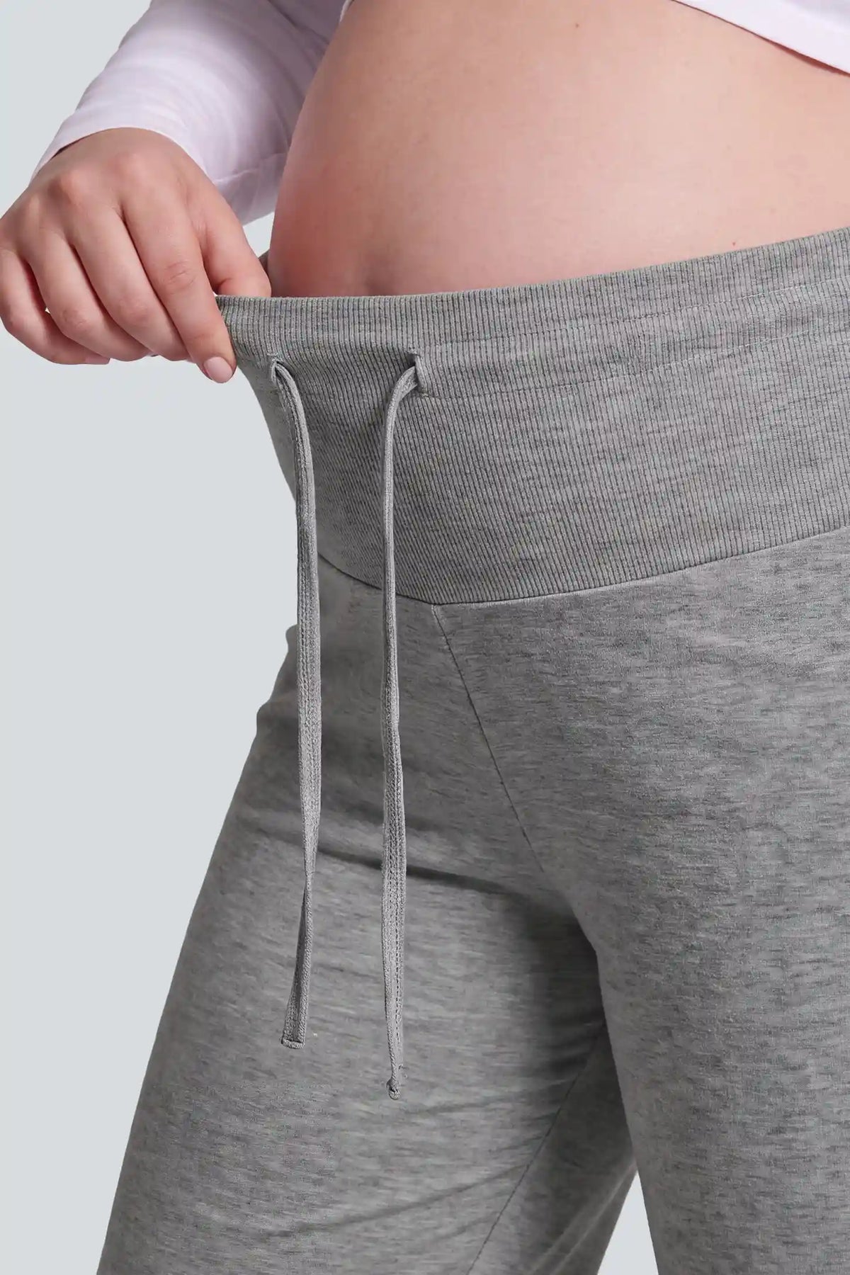 High-Waist Modal Maternity Wide-Leg Pants