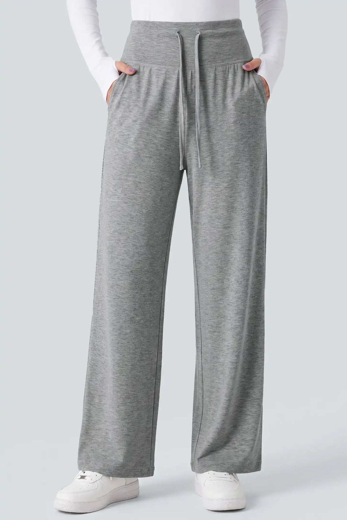 High-Waist Modal Maternity Wide-Leg Pants