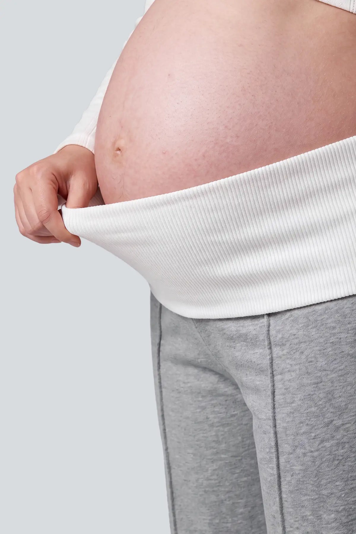 Maternity Low Rise Foldover Wide Leg Pants
