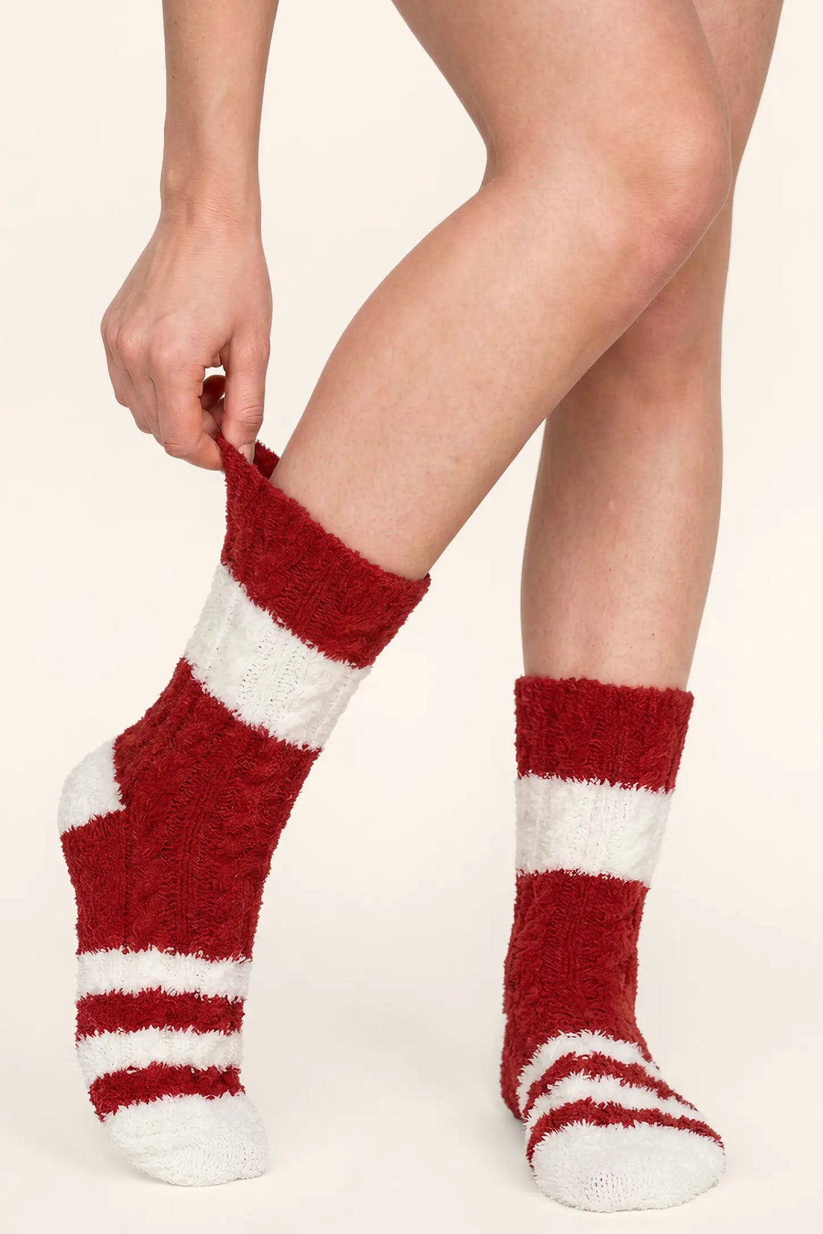 Striped Mid-Calf Socks
