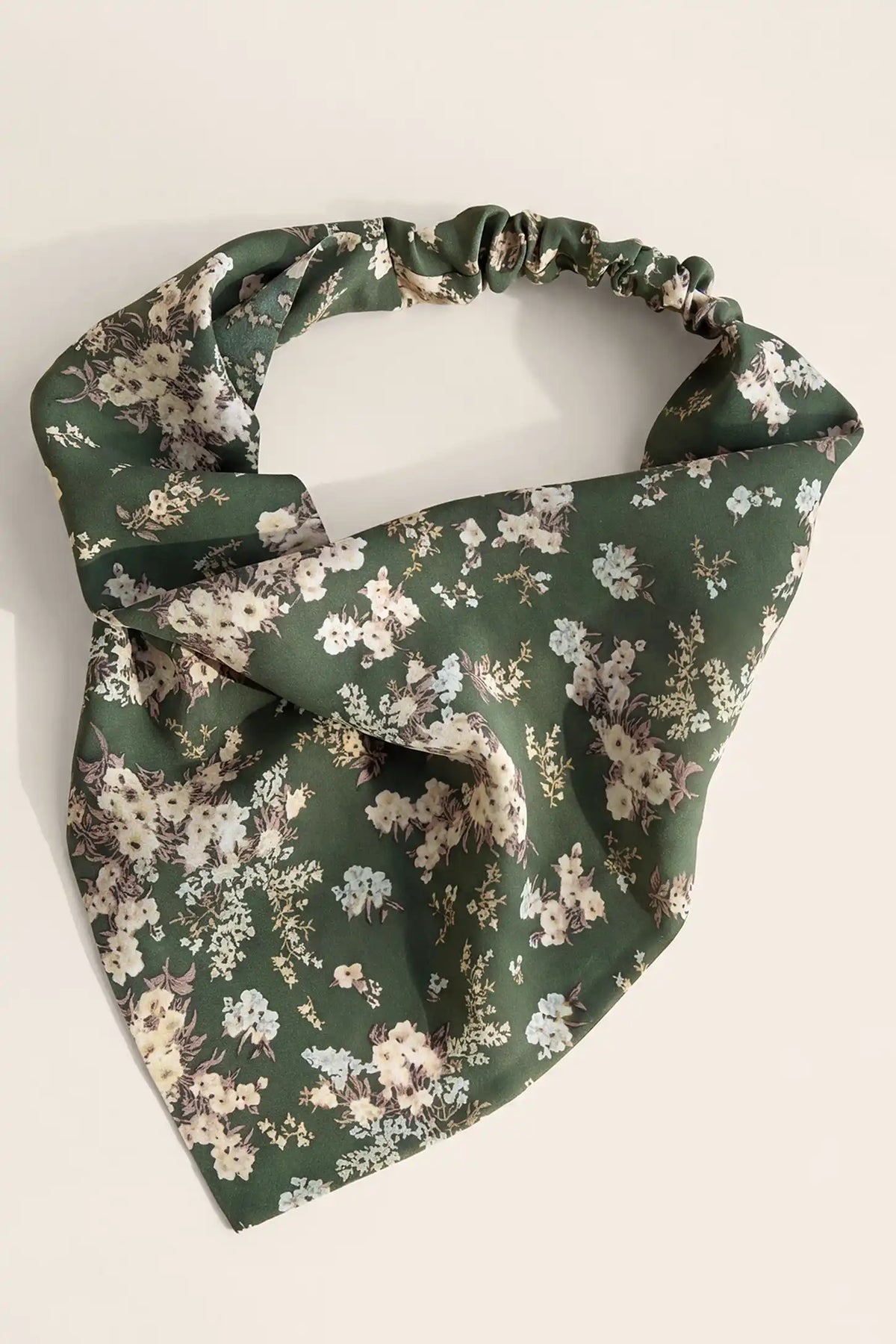 Vintage Floral Scarf Headband