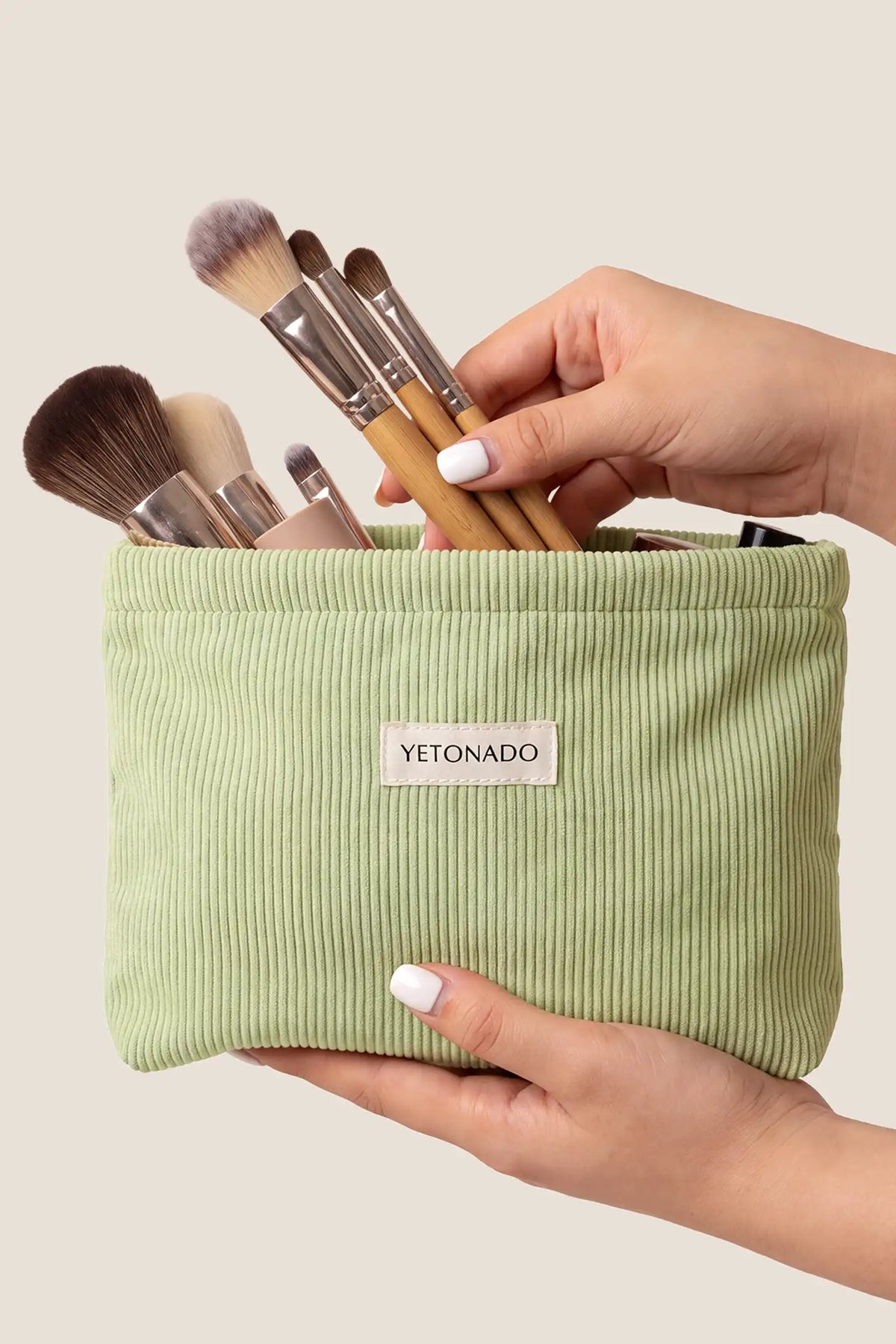 Corduroy Makeup & Storage Pouch