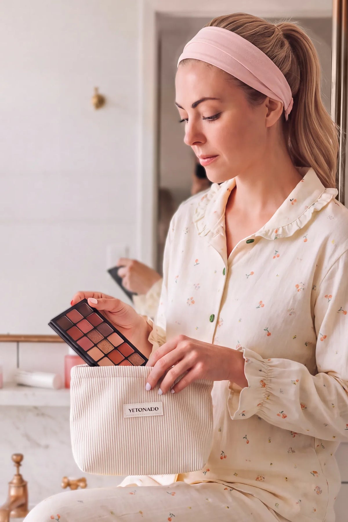 Corduroy Makeup & Storage Pouch