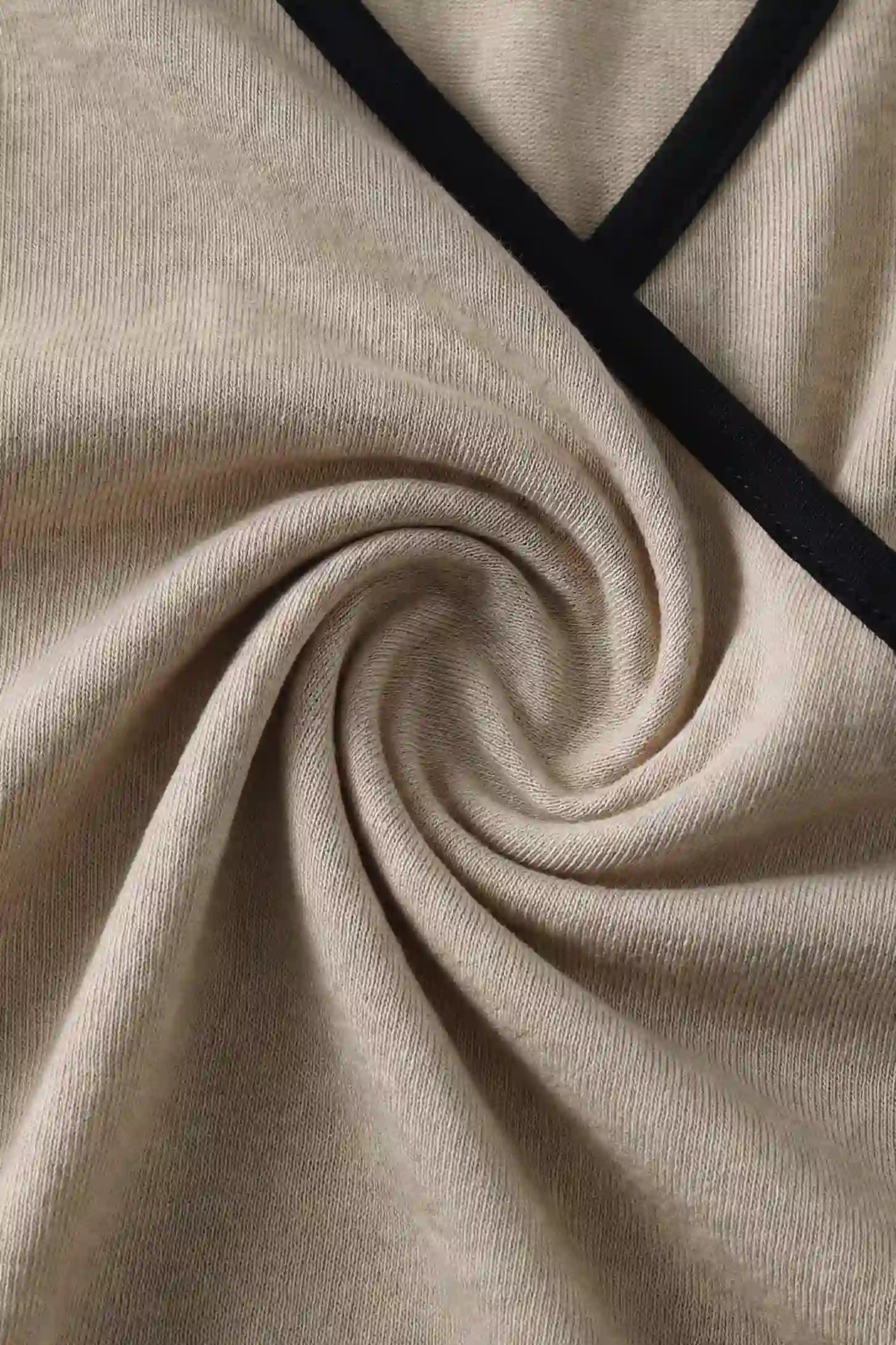 Maternity Contrast Trim Wrap Knit Top