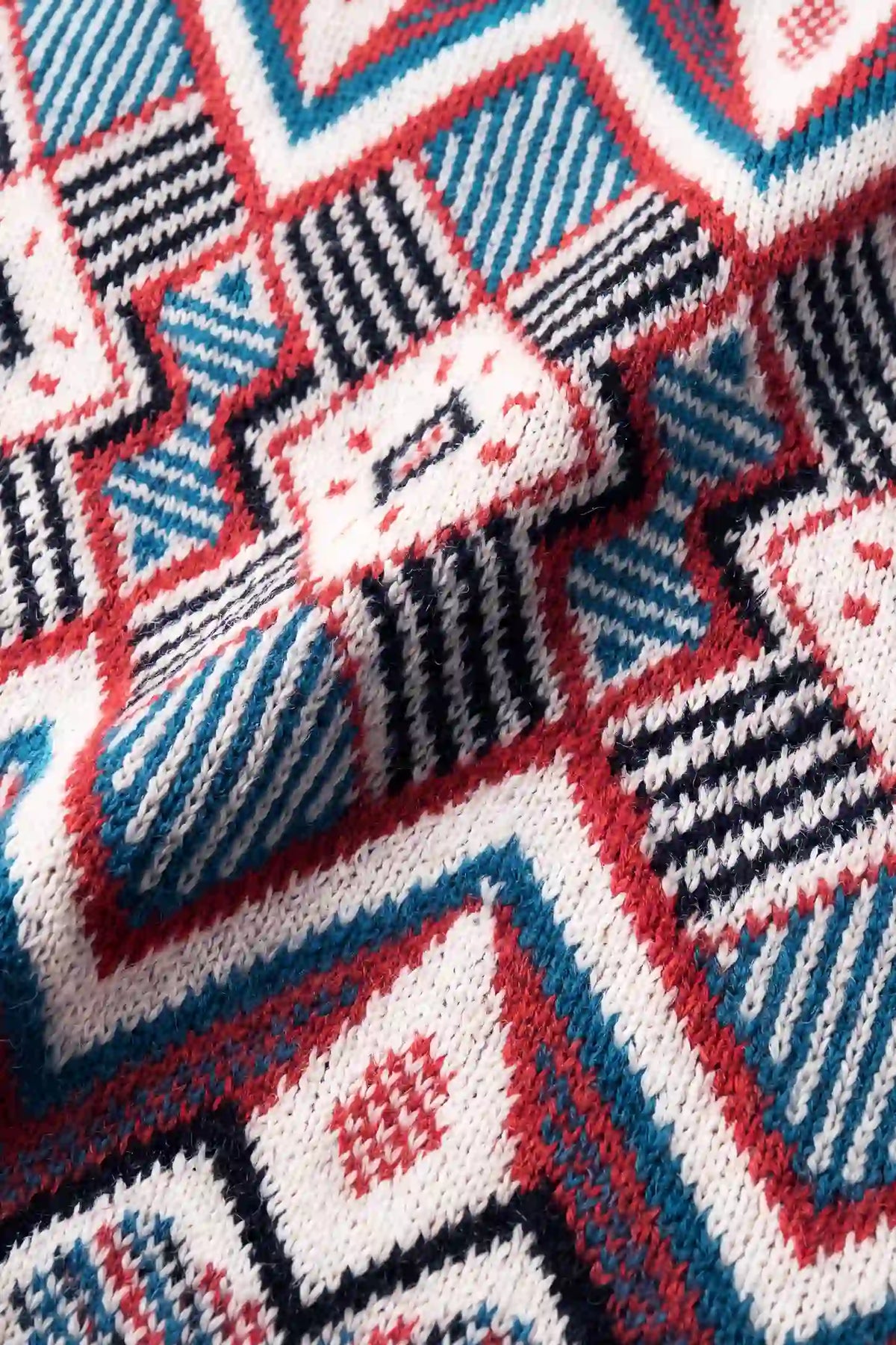 Southwestern Geometric Knit Maternity Sweater