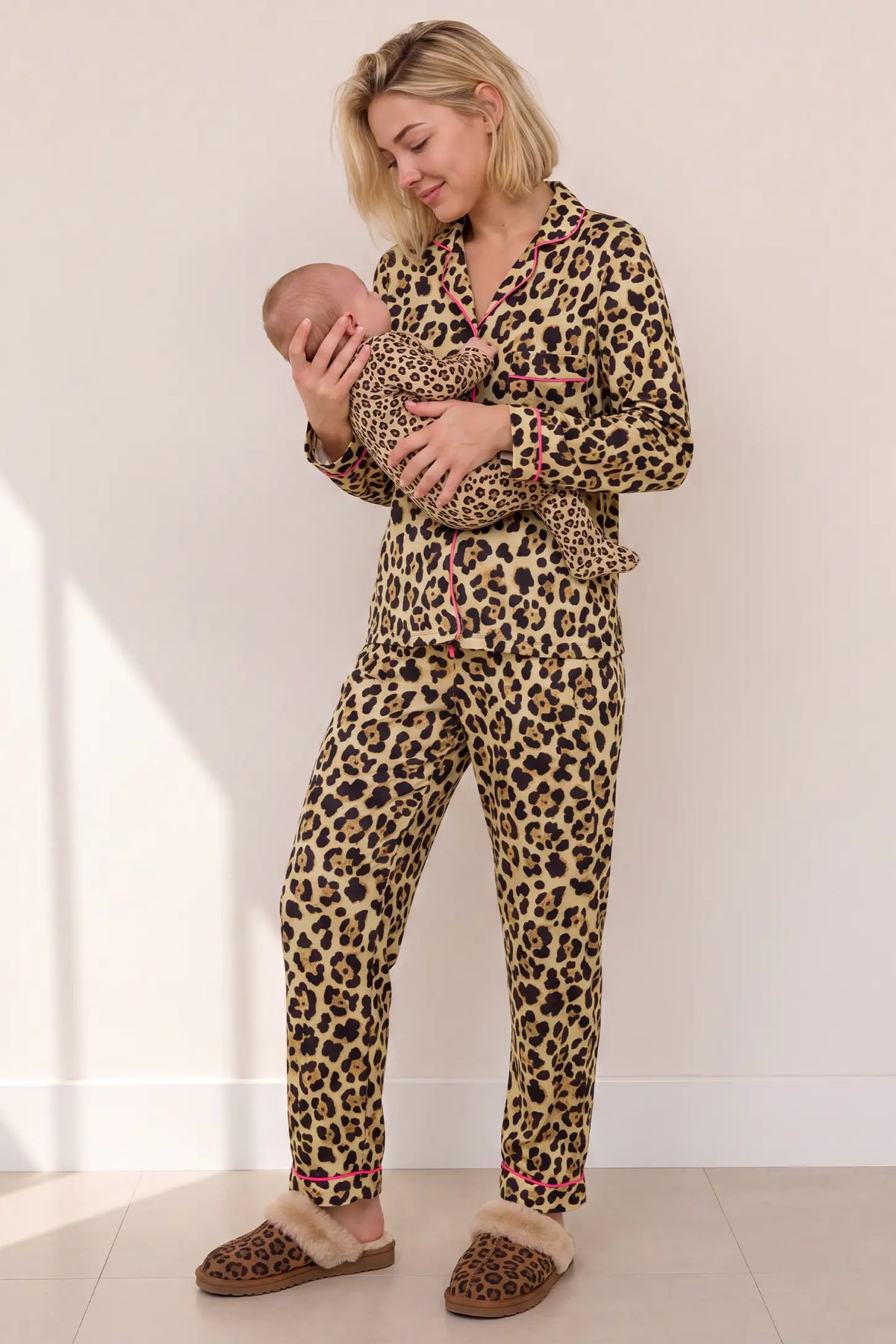 Pretty in Leopard Maternity Pajama Set