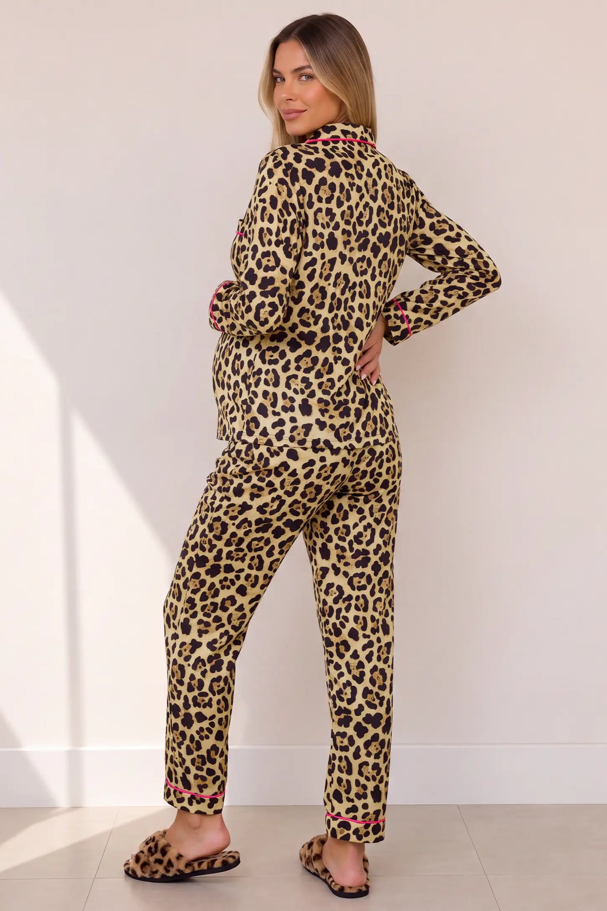Pretty in Leopard Maternity Pajama Set
