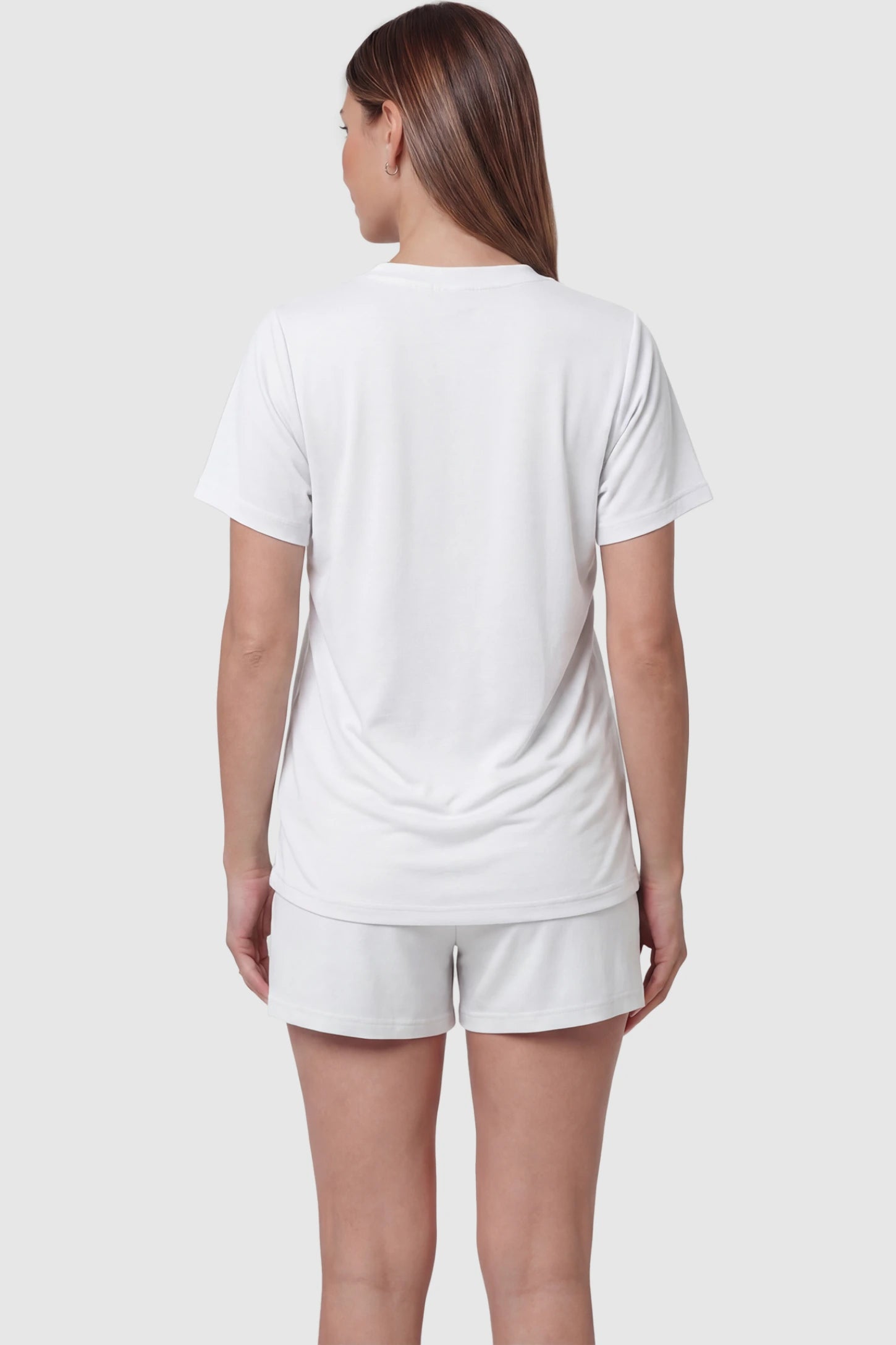 Soft Stretch Short Sleeve Maternity & Nursing Lounge Set