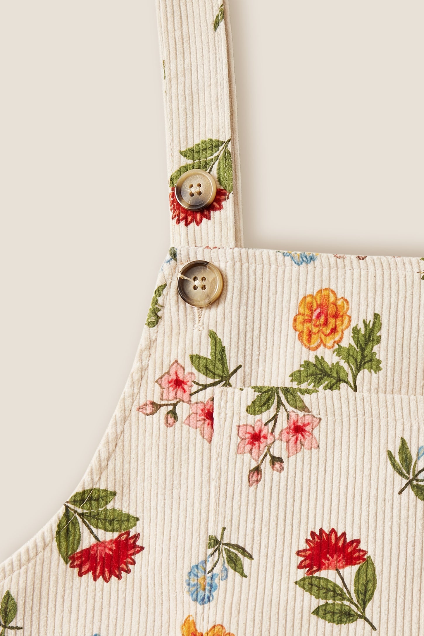 Adjustable Strap Pocket  Floral Maternity Overalls