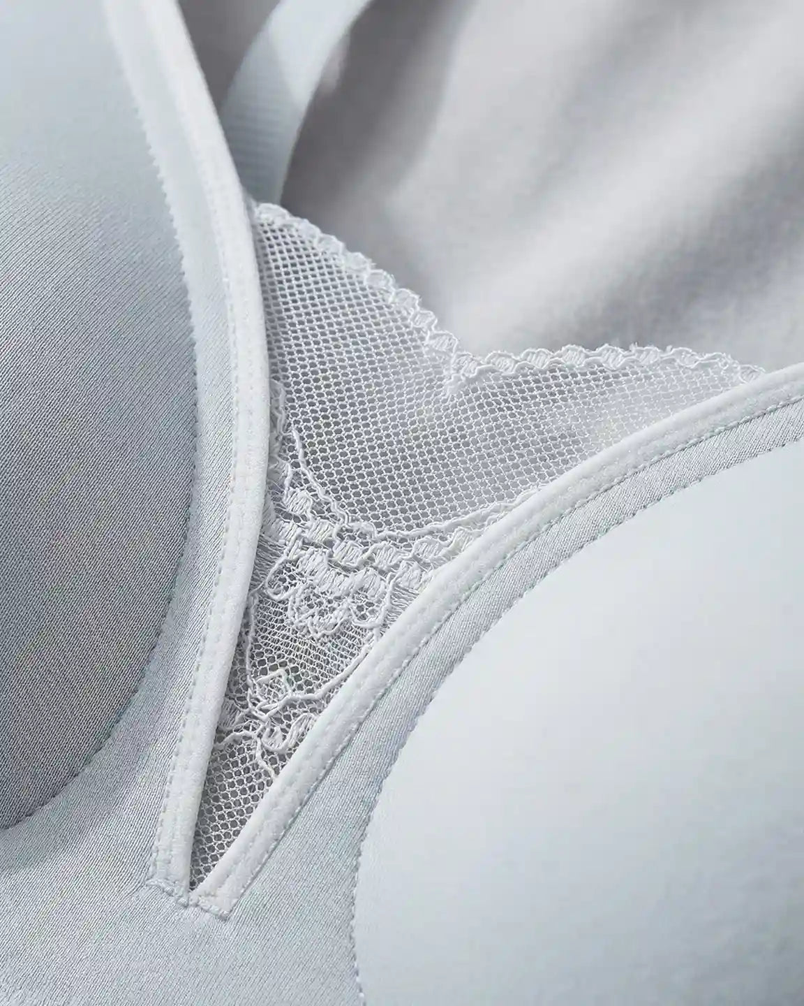 Thin Mesh Jelly Strip Design Nursing Bra