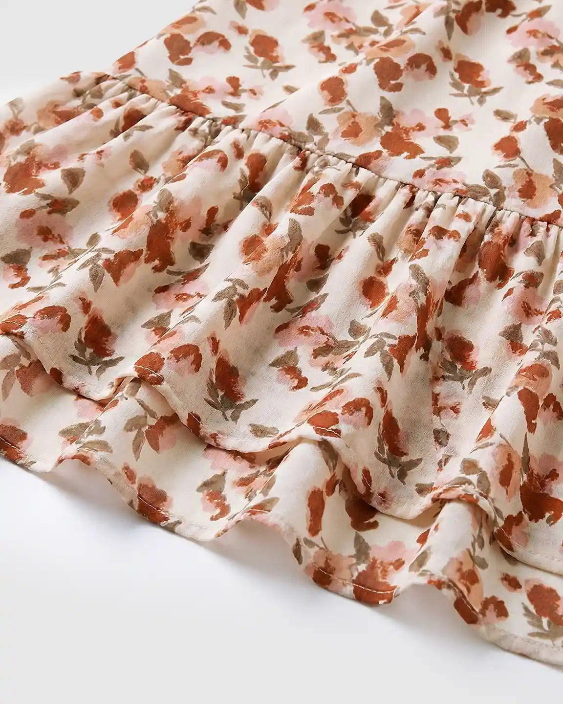 Floral Print Loose H-line Maternity Nightdress