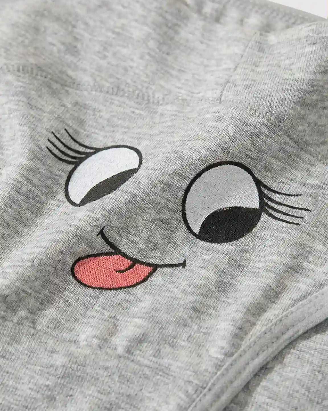 Seamless Mid-Waist Printed Maternity Underwear