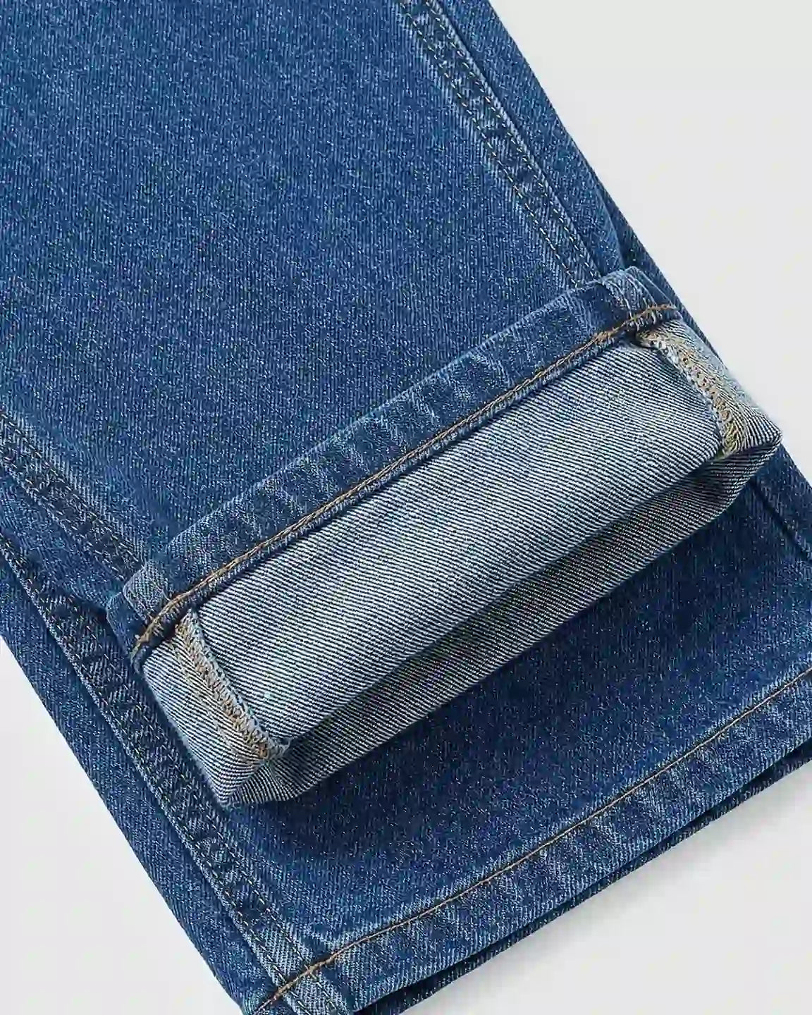 Adjustable Strap Loose Denim Maternity Jumpsuit