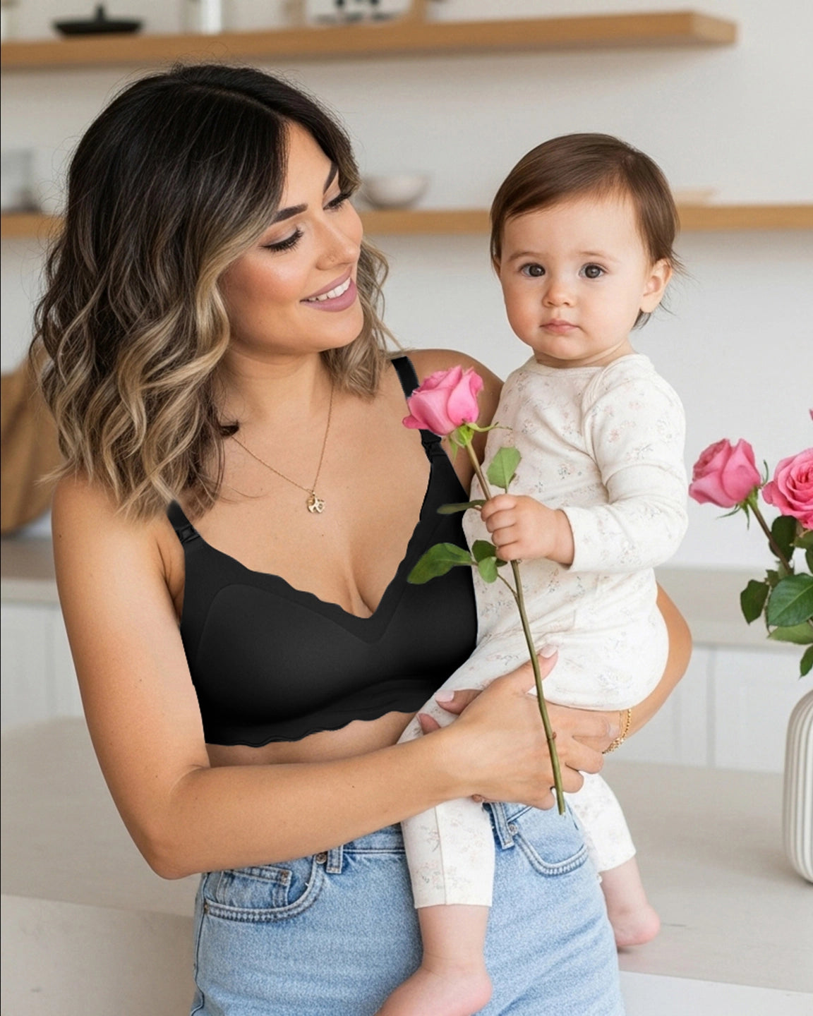 Wireless Front Open Nursing Bra