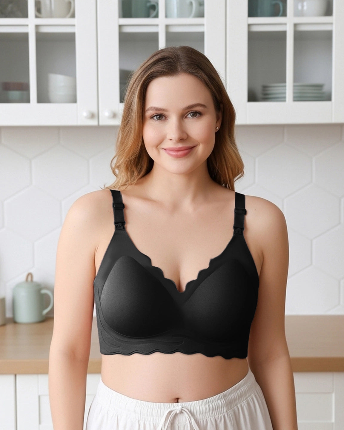 Wireless Front Open Nursing Bra