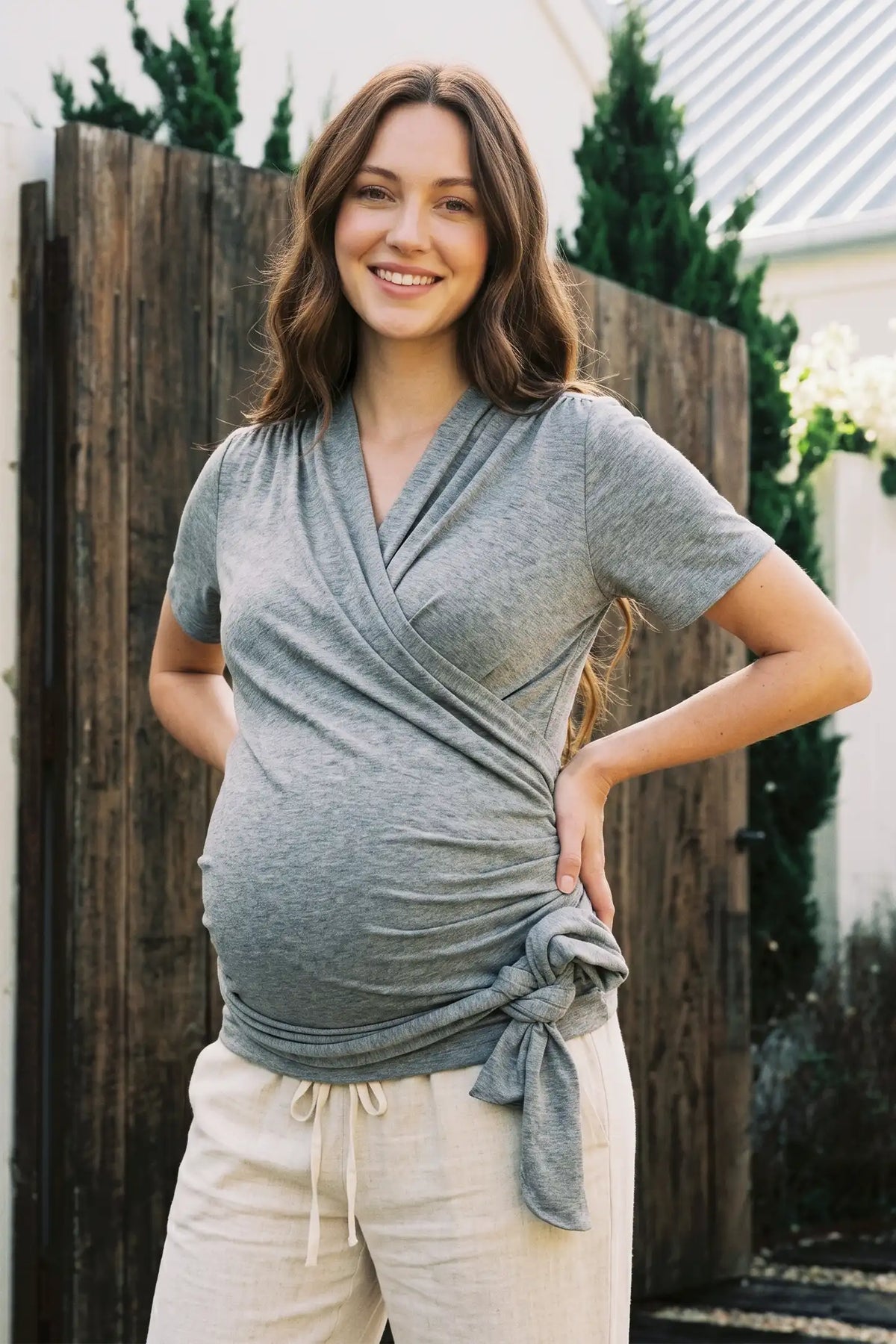 3 in 1 Skin to Skin Wrap Nursing Top