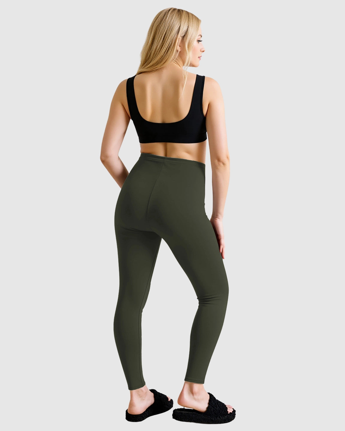Belly-Support Sculpting Maternity Leggings