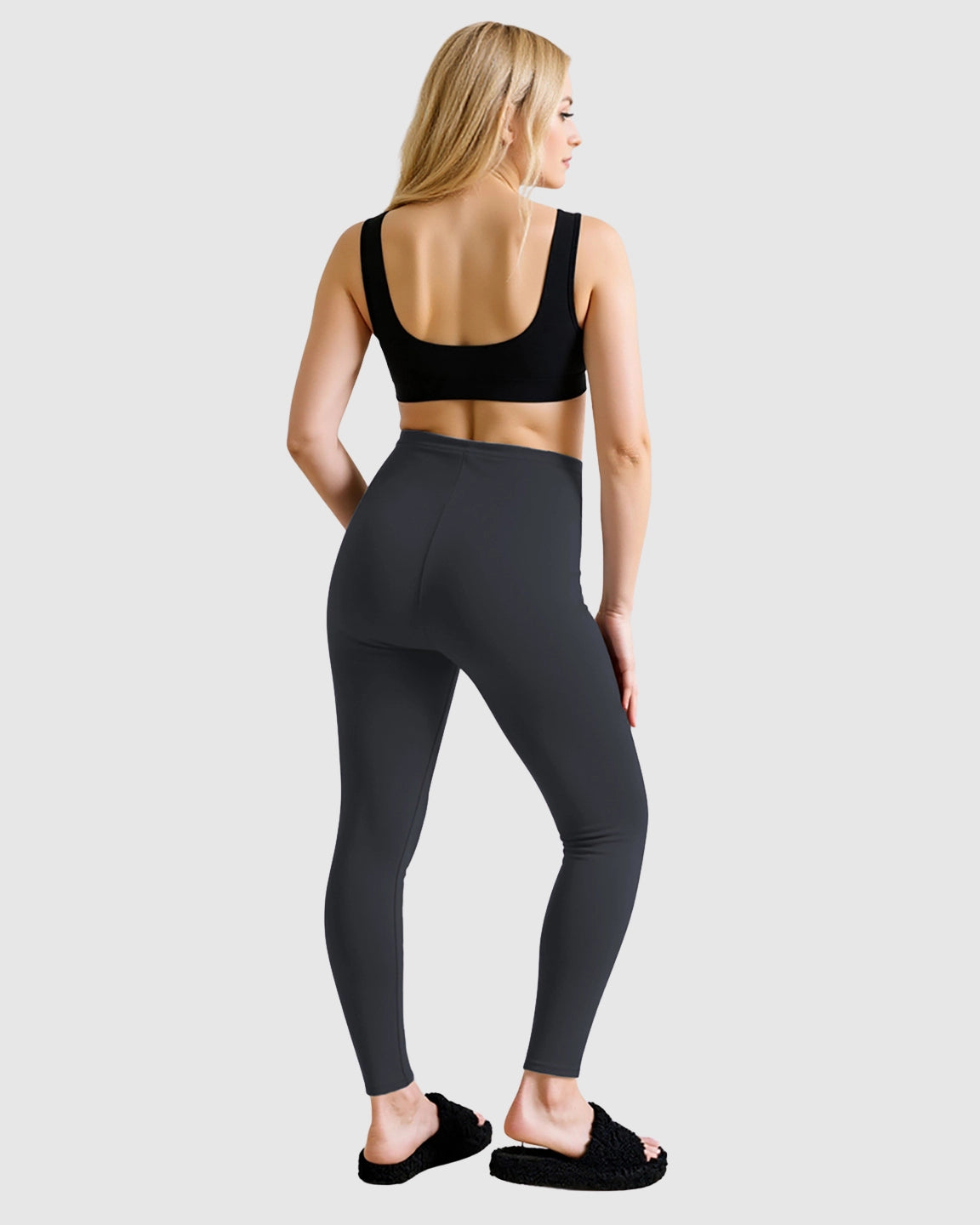 Belly-Support Sculpting Maternity Leggings