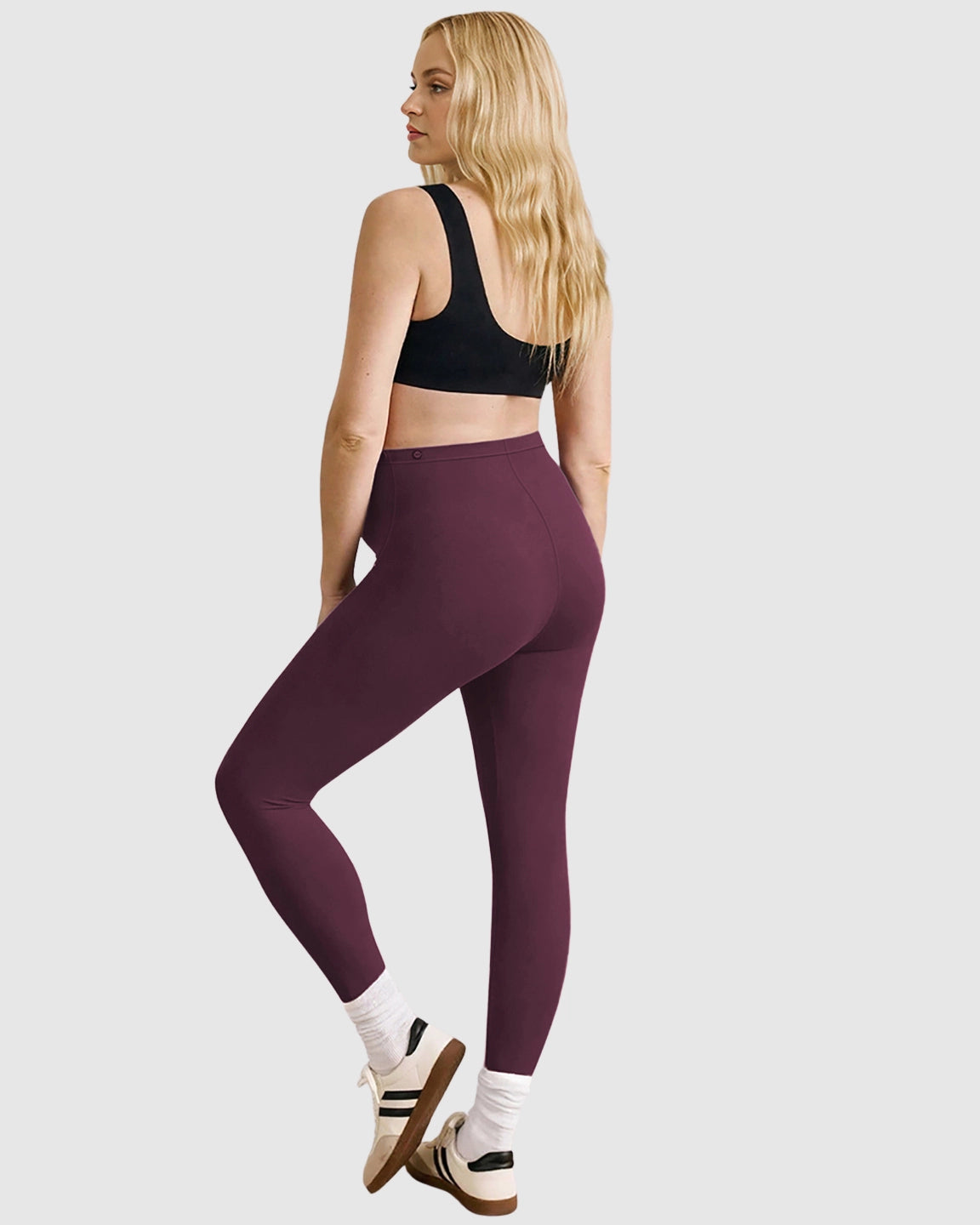 Belly-Support Sculpting Maternity Leggings