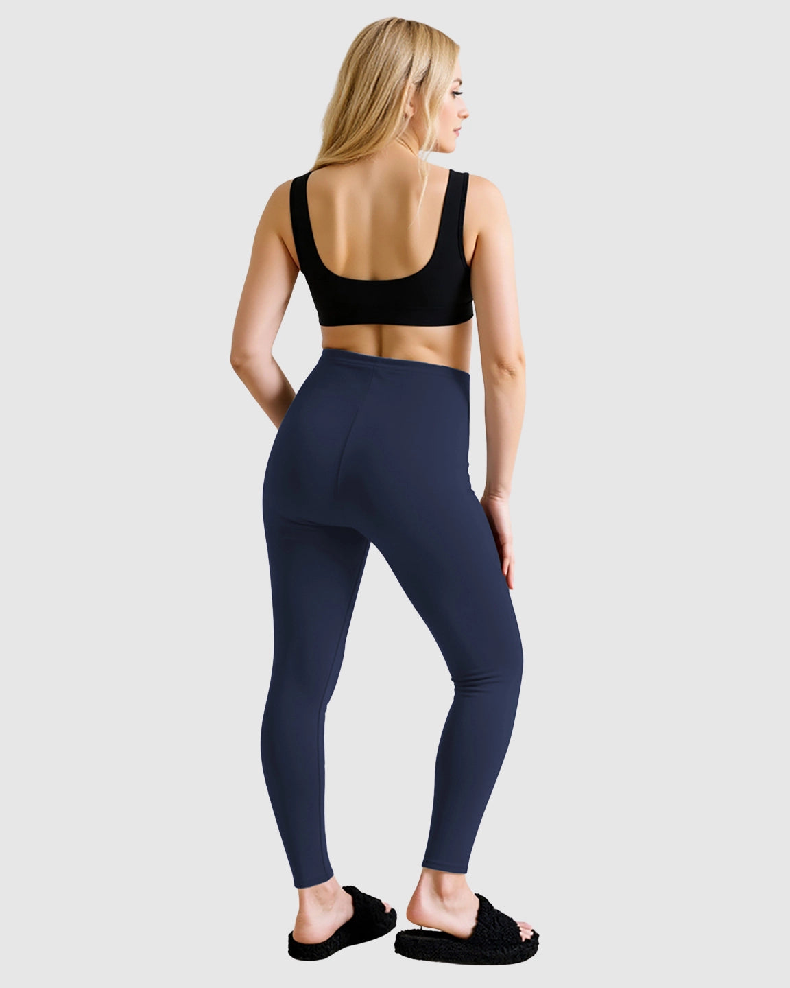 Belly-Support Sculpting Maternity Leggings
