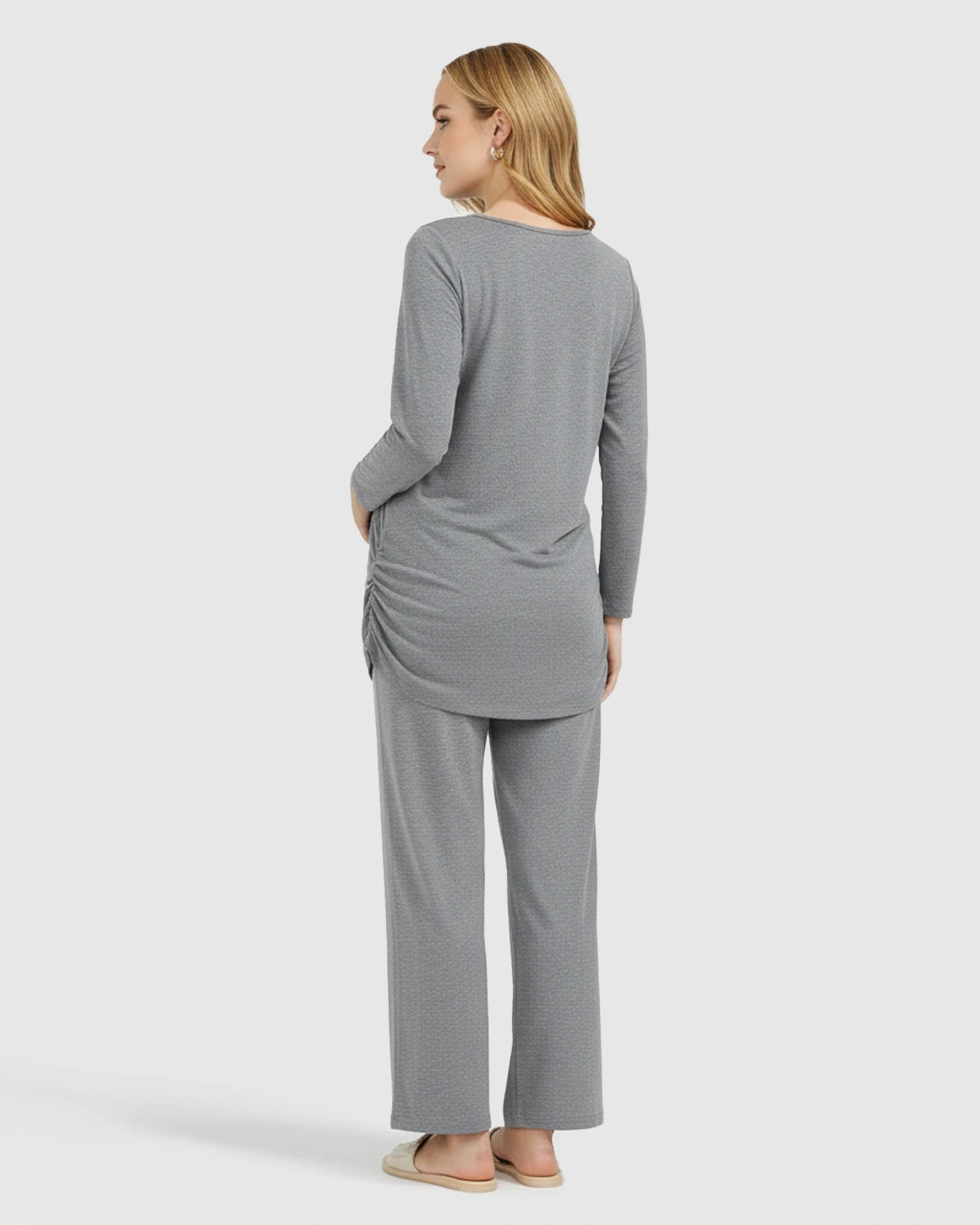 Hidden Nursing Access Long Sleeve Maternity Lounge Set