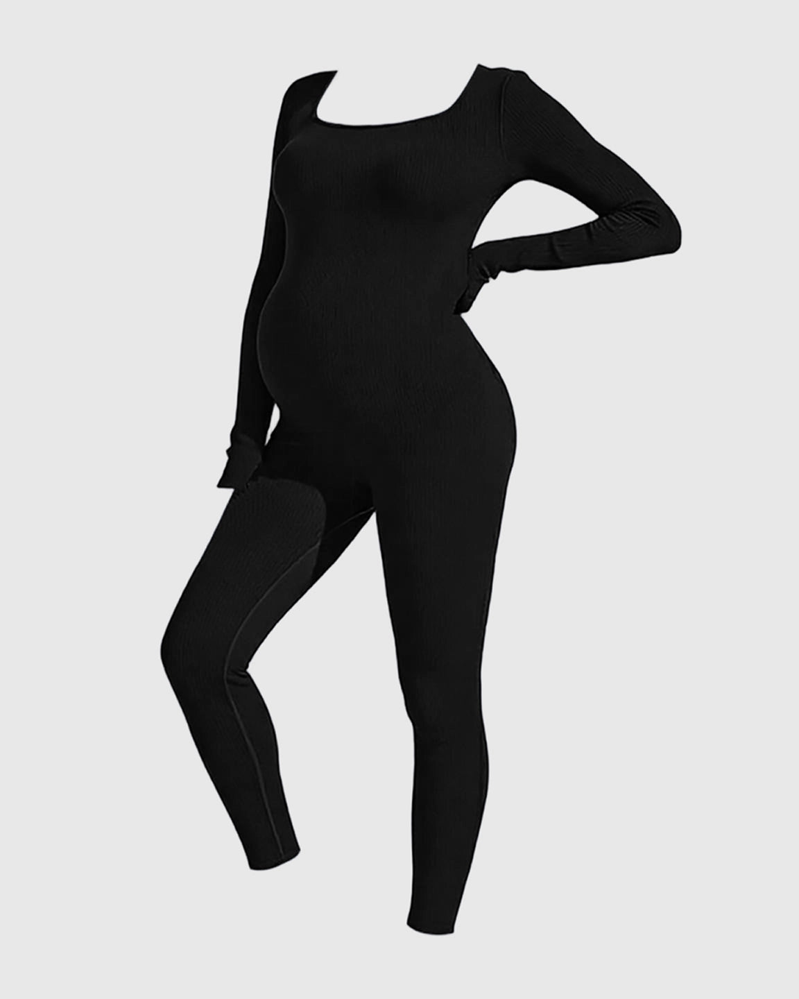 Seamless Ankle Length Maternity Bodysuit